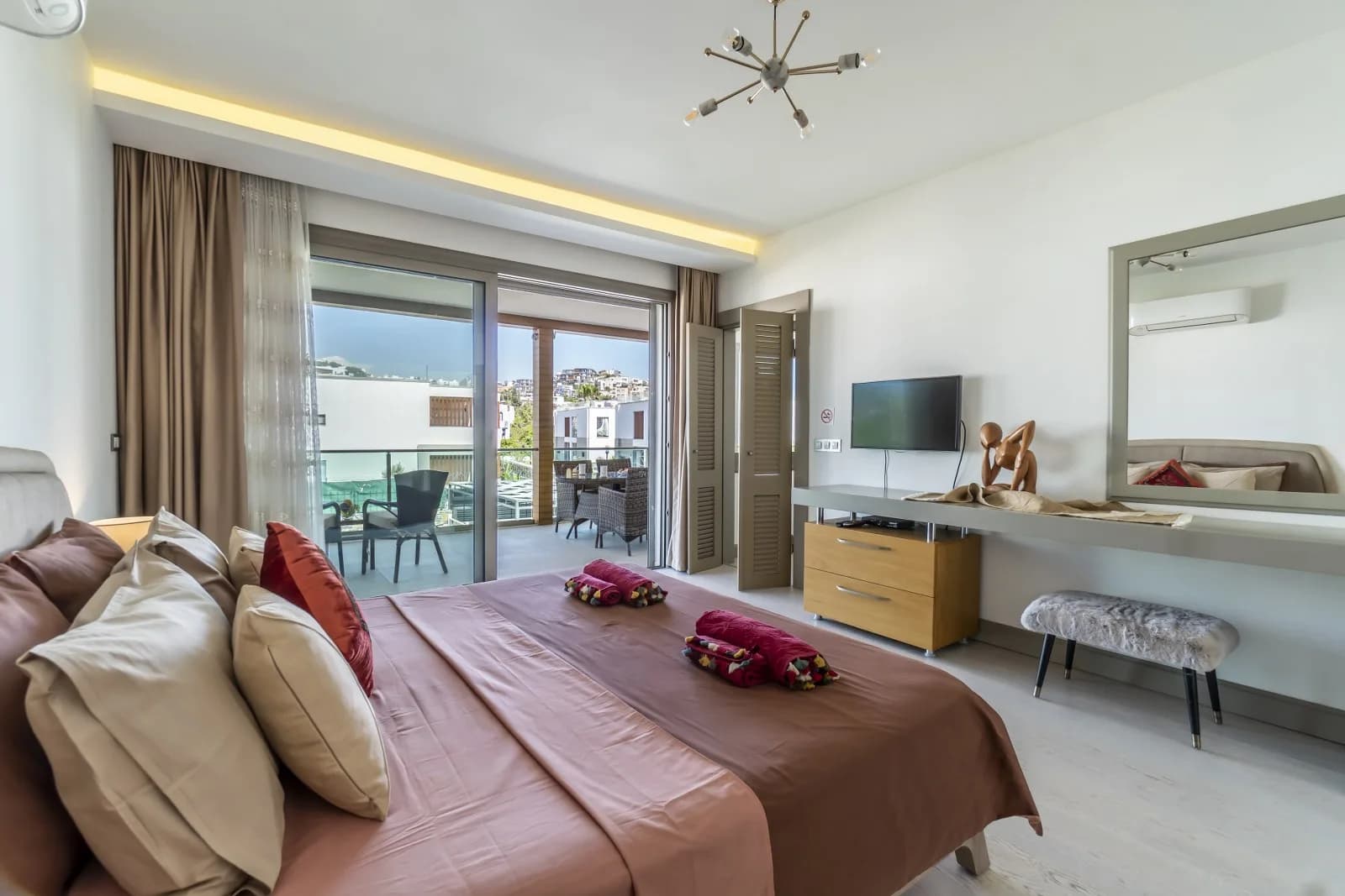 Bodrum Gümbet Villa Aria ultra lüks özel havuzlu villa görünümü galeri gorseli 2