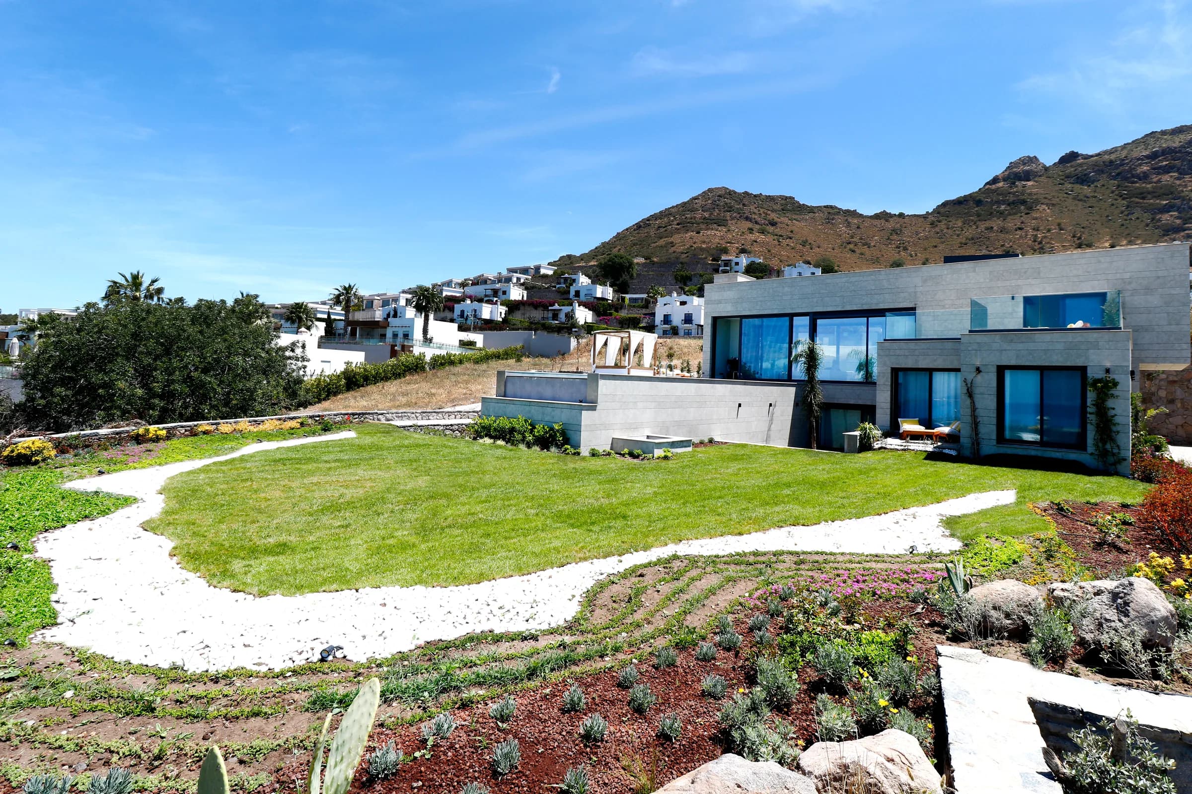 Bodrum Turgutreis Villa Aurora panoramik manzaralı ultra lüks villa galeri gorseli 5