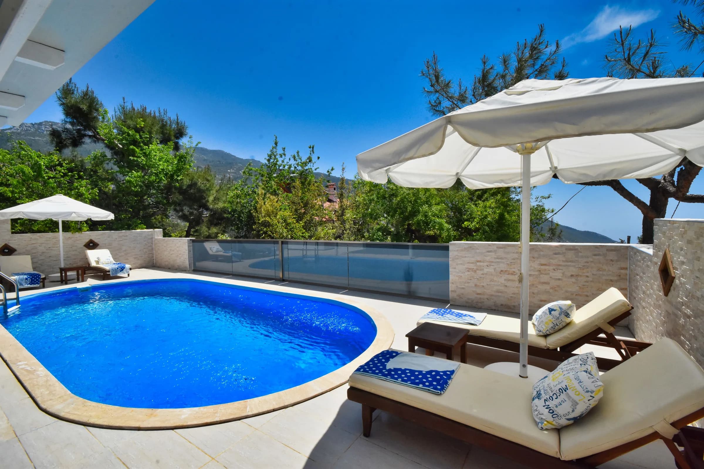 Kalkan İslamlar Villa Bambu özel havuzlu ahşap villa galeri gorseli 5