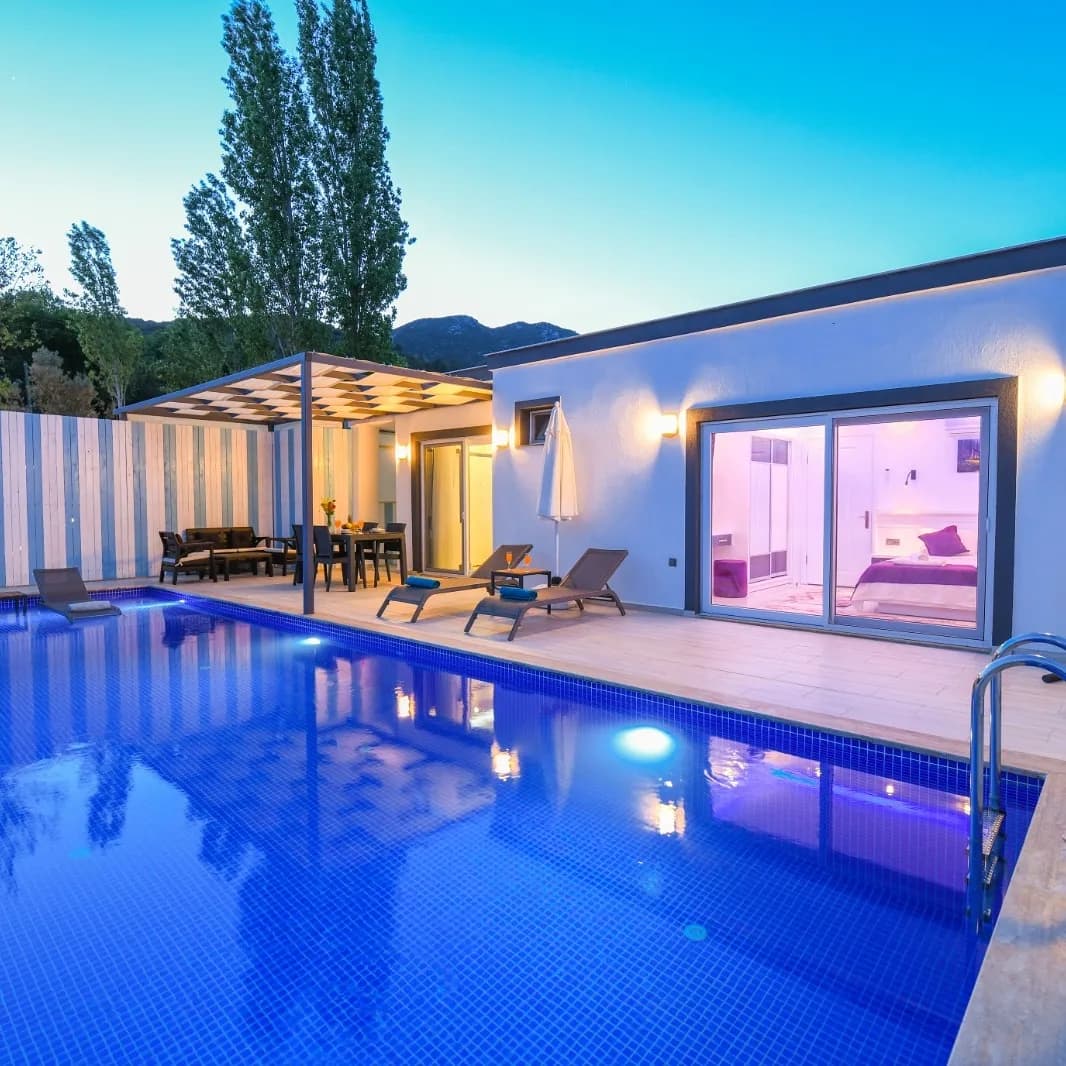 Kalkan İkizce Villa Barış özel havuzlu ekonomik villa galeri gorseli 3