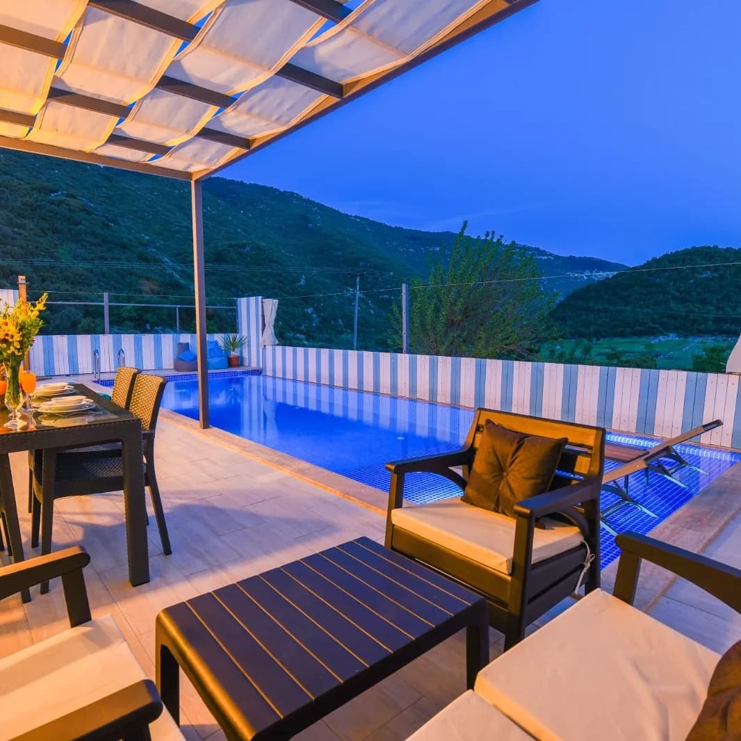 Kalkan İkizce Villa Barış özel havuzlu ekonomik villa galeri gorseli 4