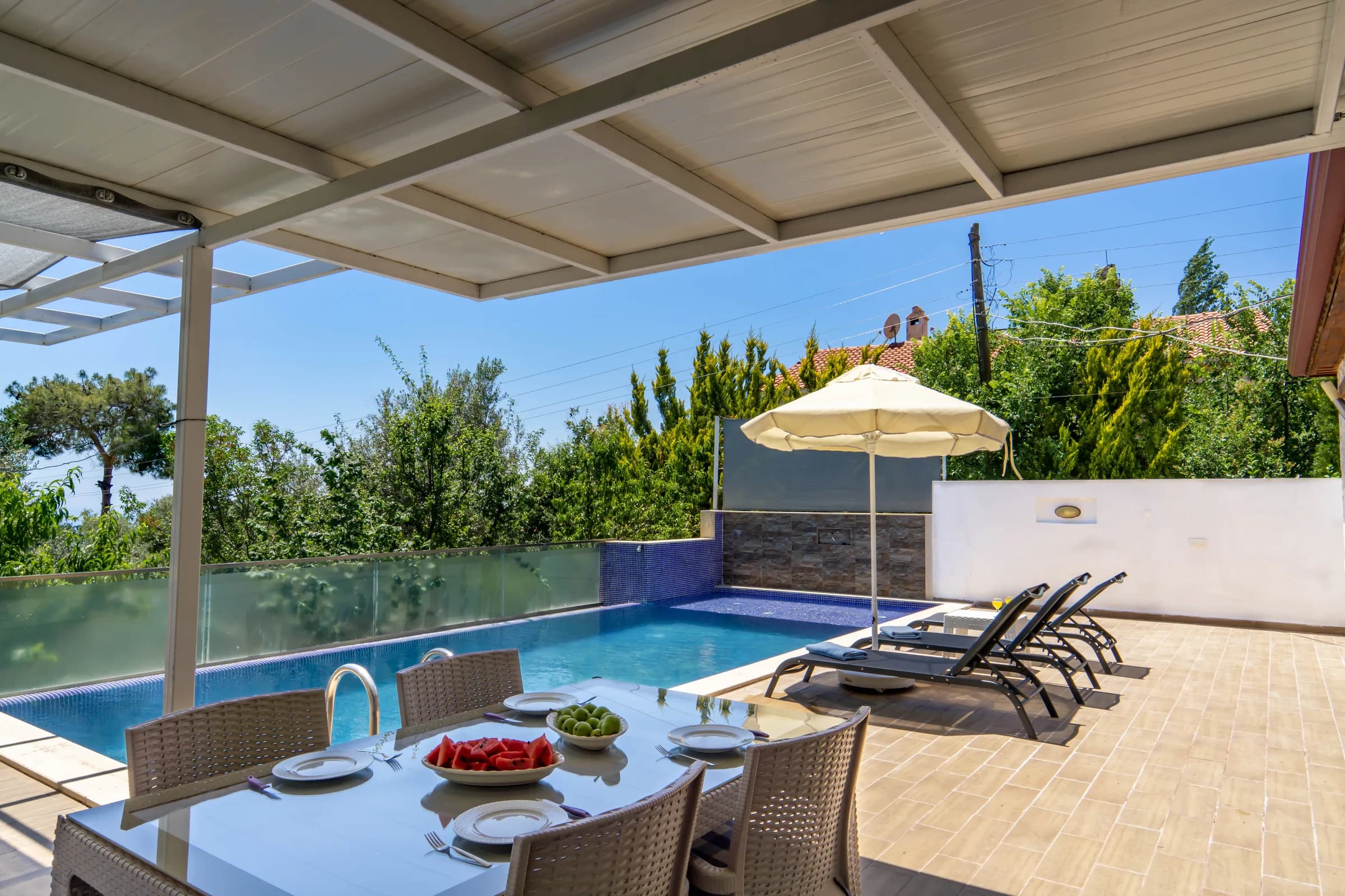 Kalkan İslamlar Villa Begüm özel havuzlu taş villa galeri gorseli 2