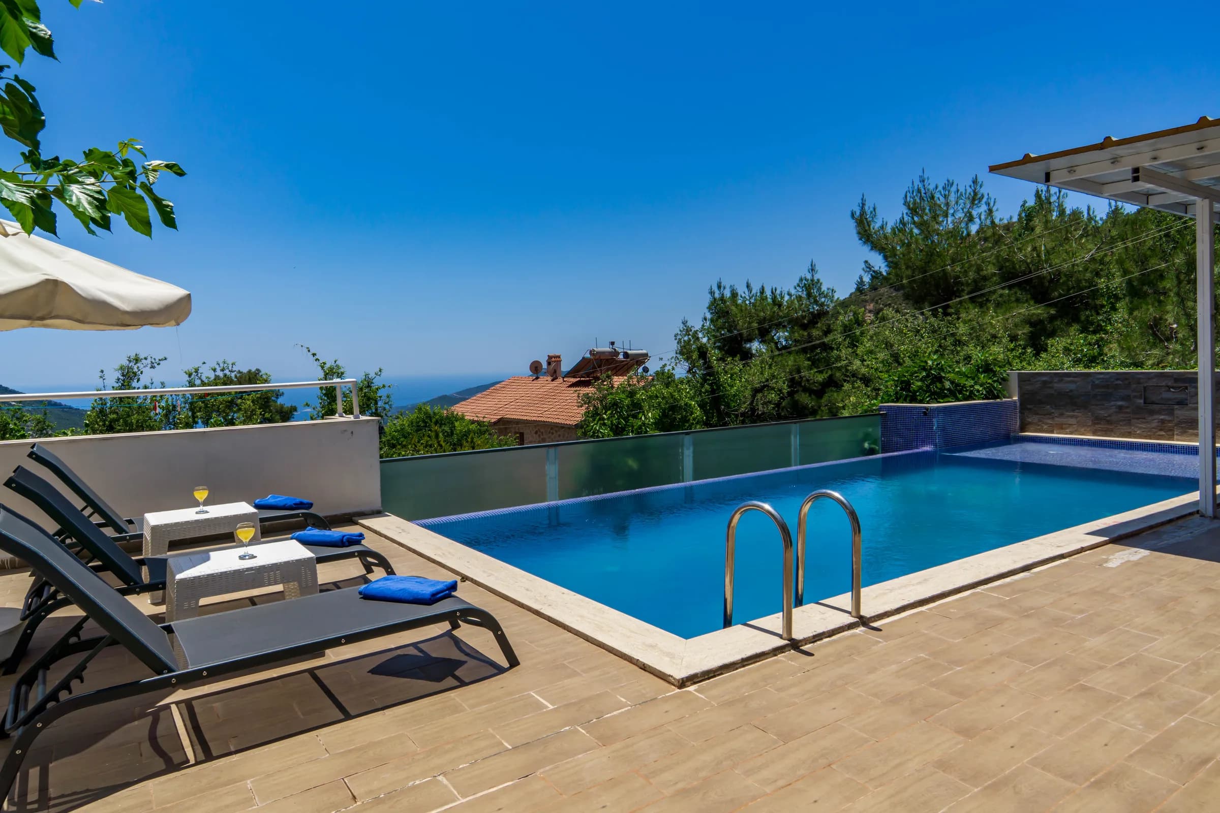 Kalkan İslamlar Villa Bengü özel havuzlu taş villa galeri gorseli 4