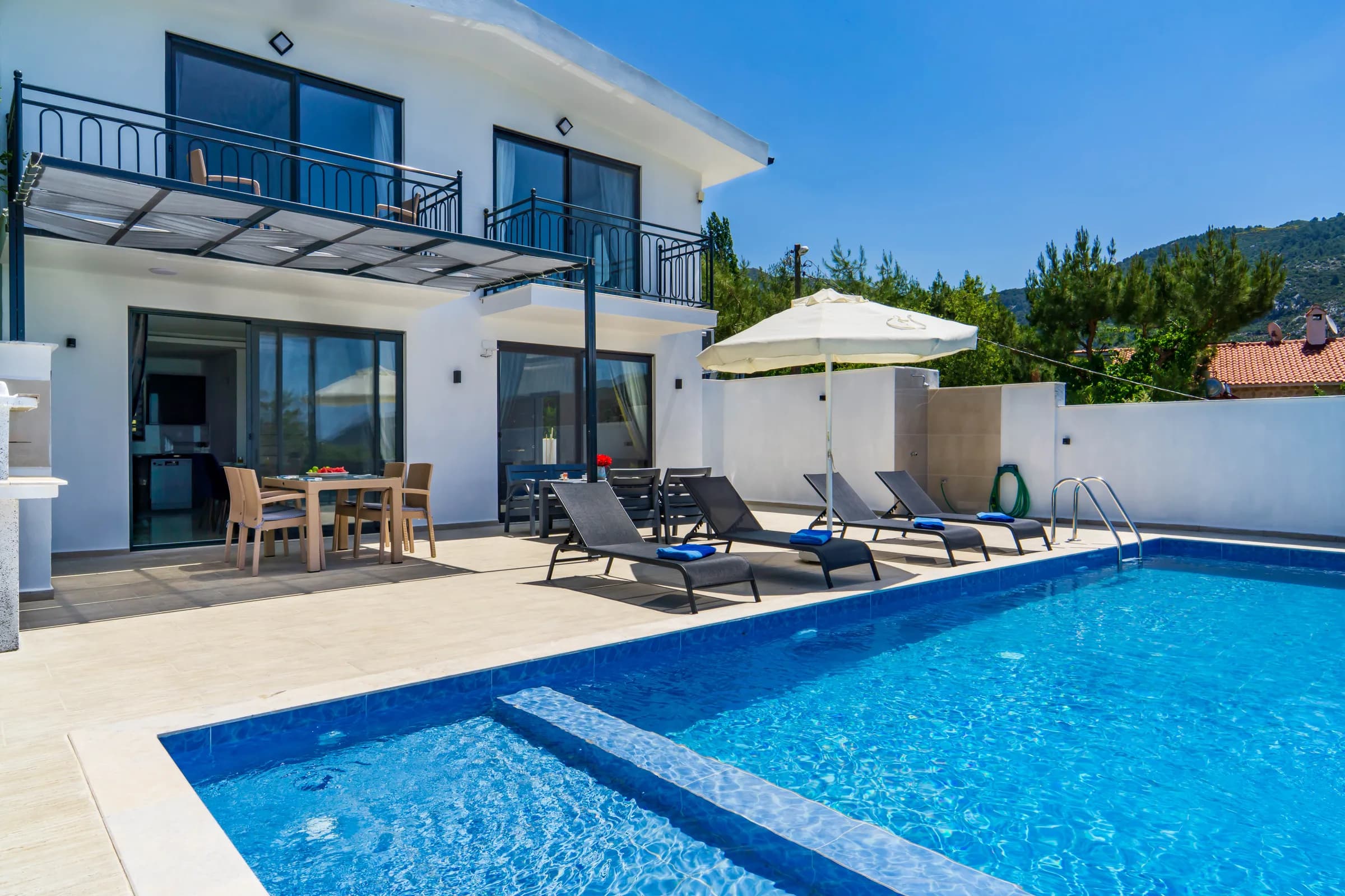 Kalkan İslamlar Villa Burak özel havuzlu korunaklı villa galeri gorseli 4