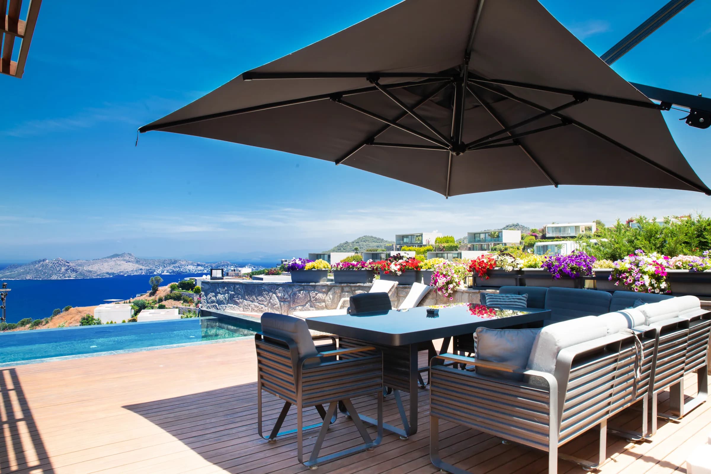 Bodrum Yalıkavak Villa Calista deniz manzaralı sonsuzluk havuzlu villa