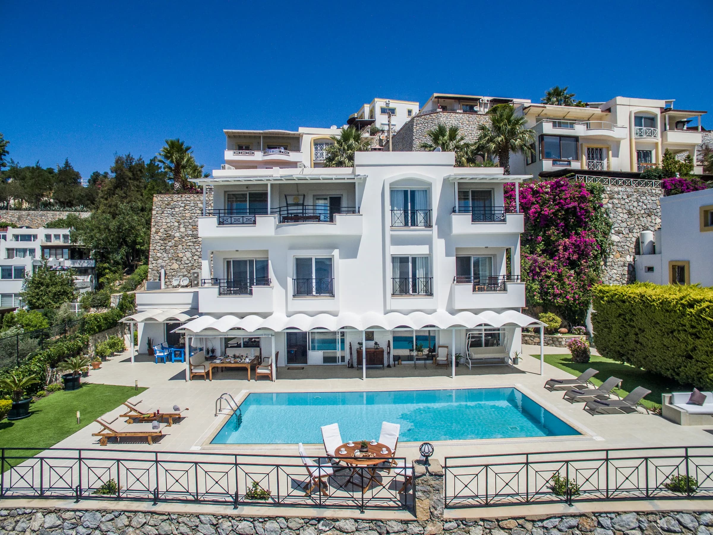Bodrum Merkez Villa Cubana panoramik deniz manzaralı lüks villa galeri gorseli 4
