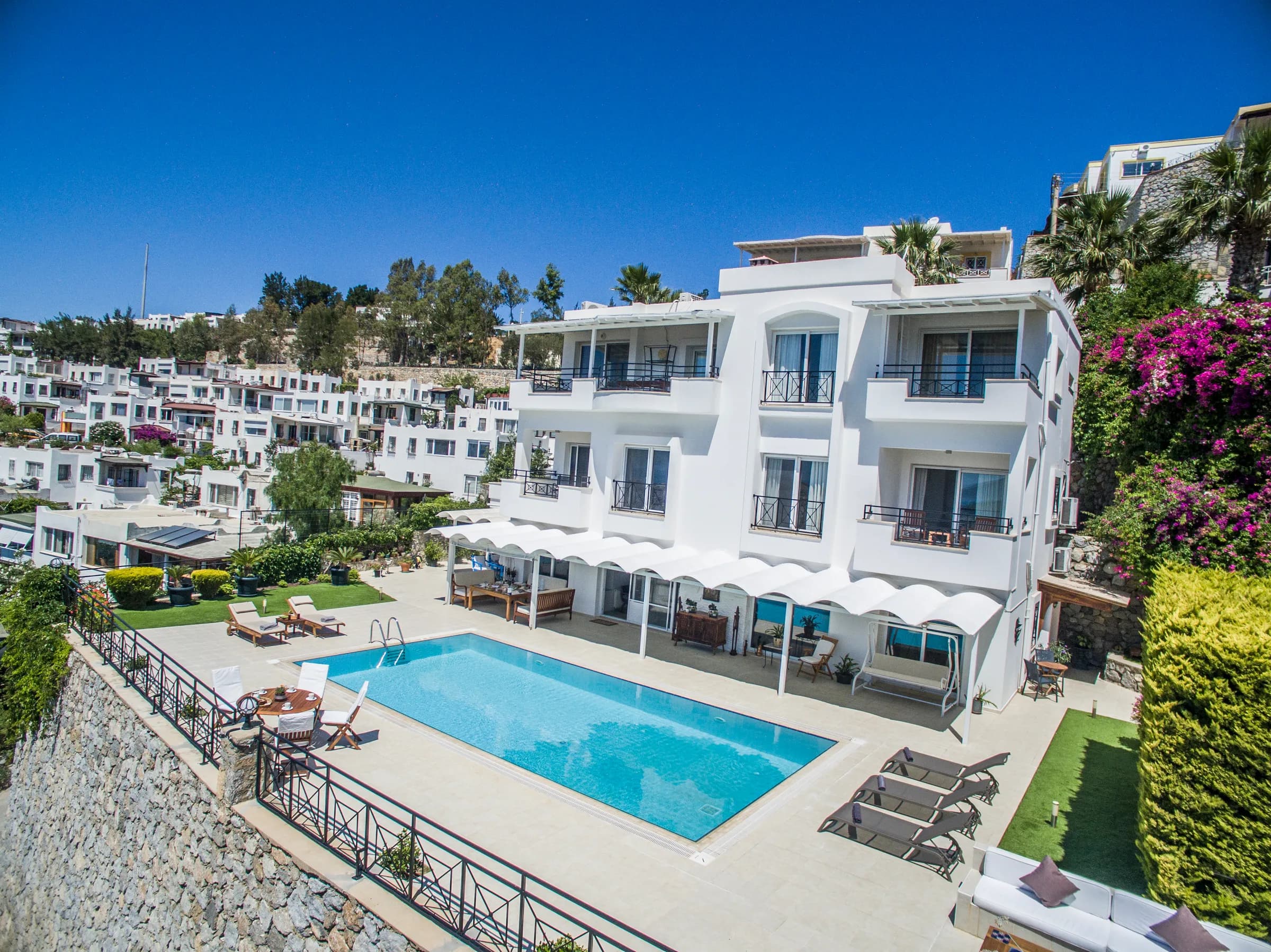 Bodrum Merkez Villa Cubana panoramik deniz manzaralı lüks villa galeri gorseli 5