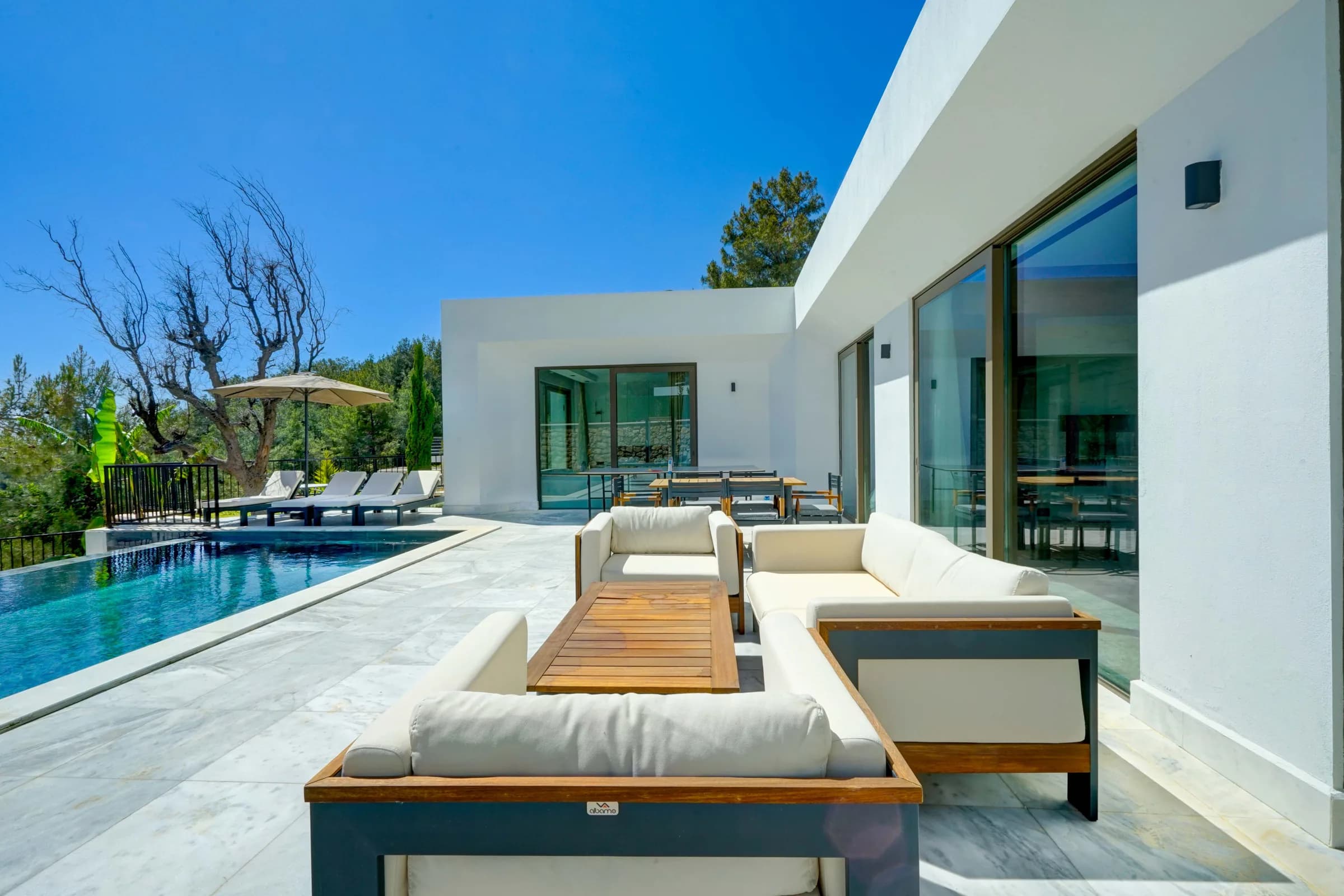 Kalkan İslamlar Villa Earth özel havuzlu lüks villa galeri gorseli 4