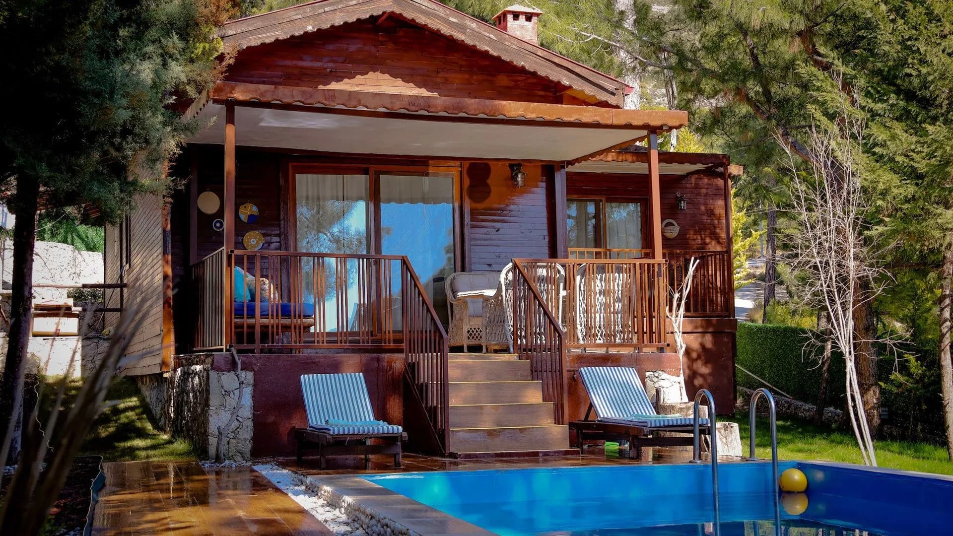 Kalkan İslamlar Villa Venus Islamlar korunaklı özel havuzlu villa