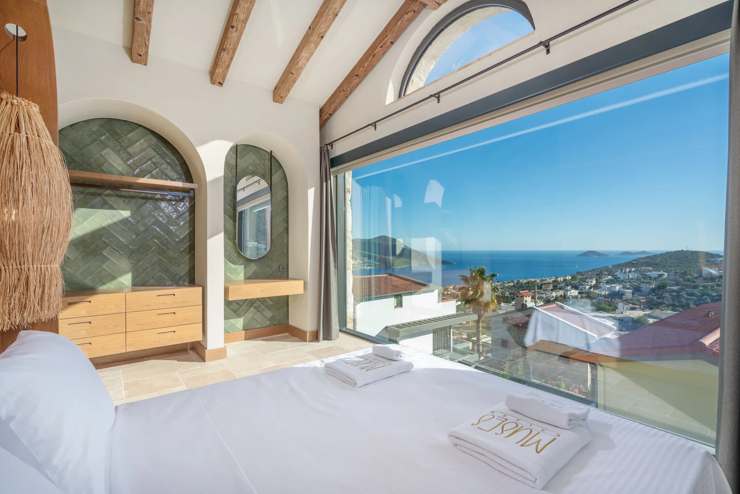 Kalkan Merkez Villa Euterpe deniz manzaralı özel havuzlu lüks villa galeri gorseli 4