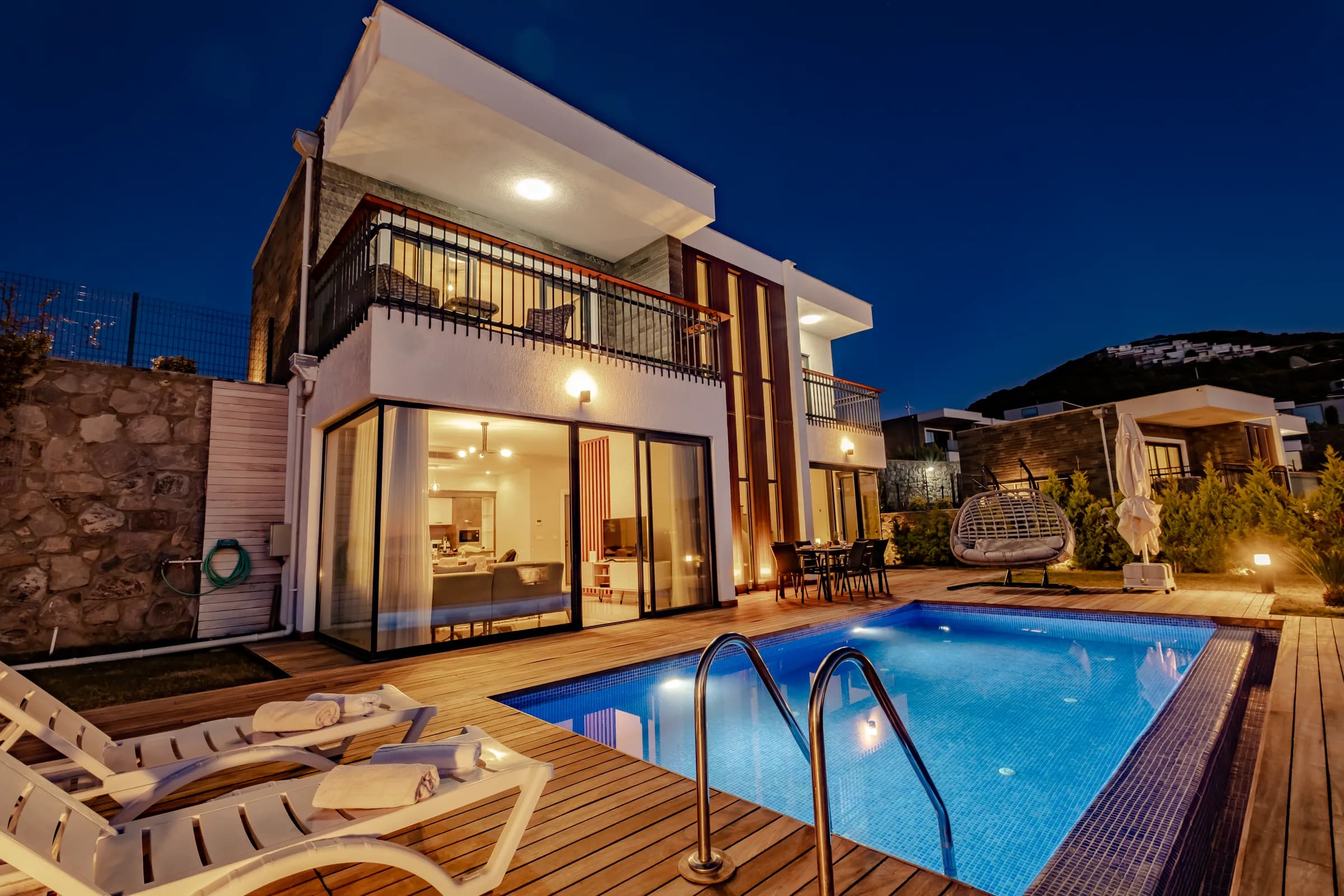 Bodrum Yalıkavak Villa Farilya Deluxe deniz manzaralı villa