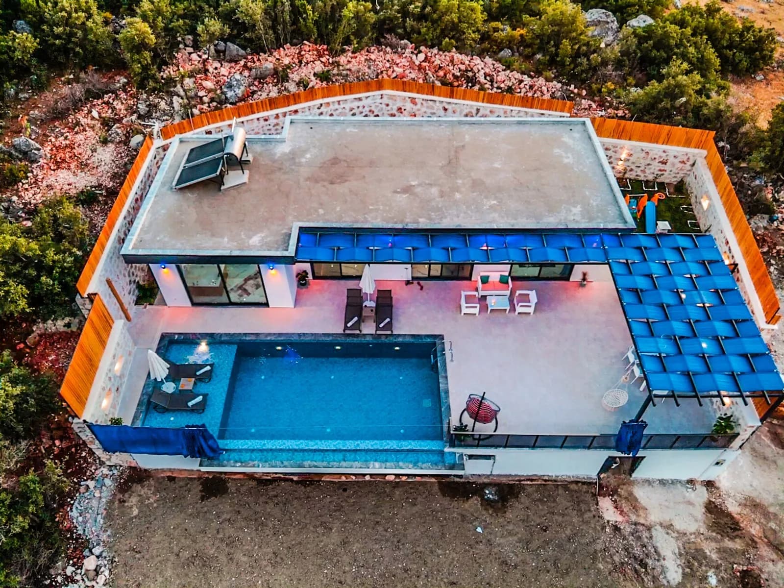 Kalkan Ordu Villa Gülfidan özel havuzlu muhafazakar villa galeri gorseli 5