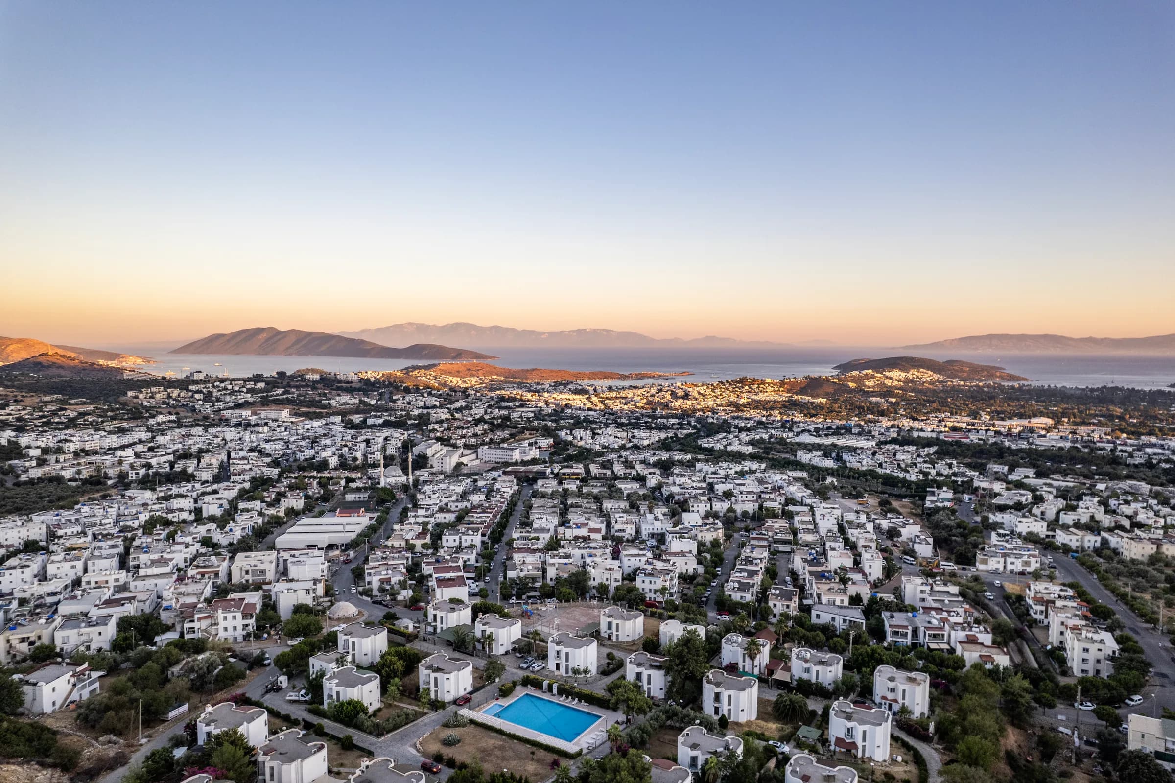 Bodrum Konacık Villa Hidden Valley vadi manzaralı ultra lüks villa görünümü