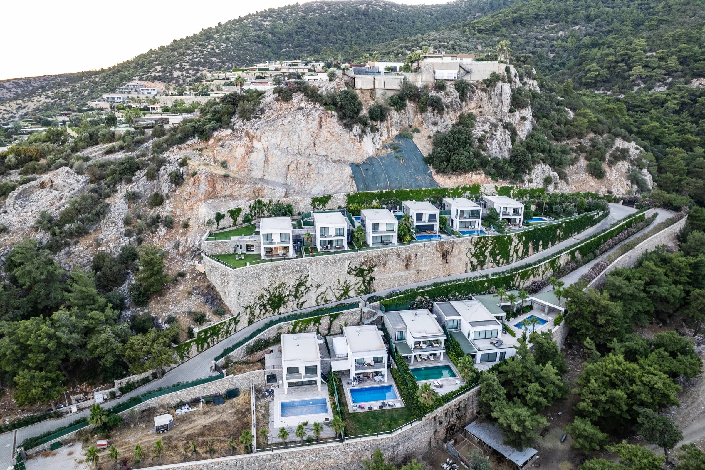 Bodrum Konacık Villa Hidden Valley vadi manzaralı ultra lüks villa görünümü galeri gorseli 2