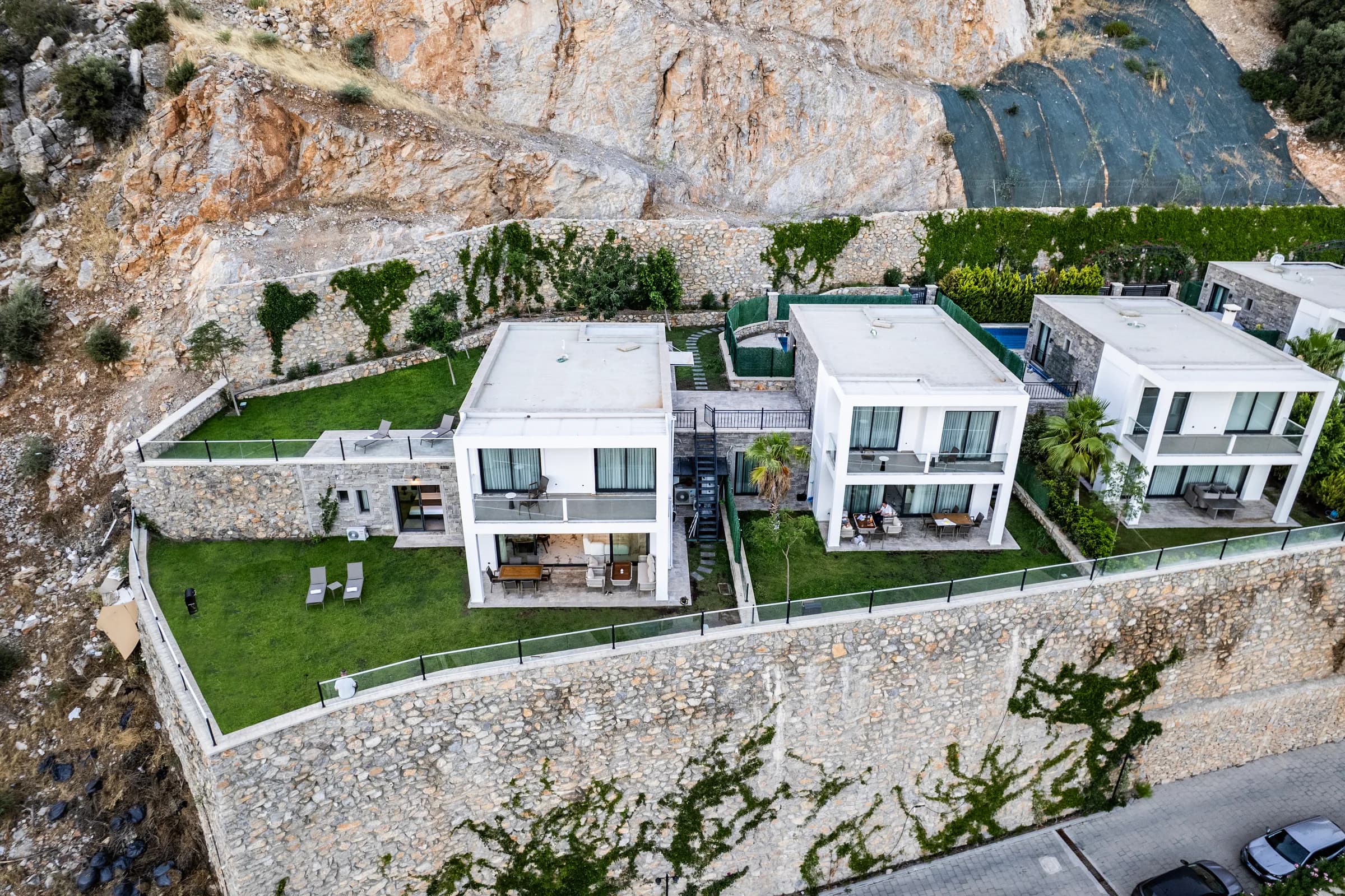 Bodrum Konacık Villa Hidden Valley vadi manzaralı ultra lüks villa görünümü galeri gorseli 3