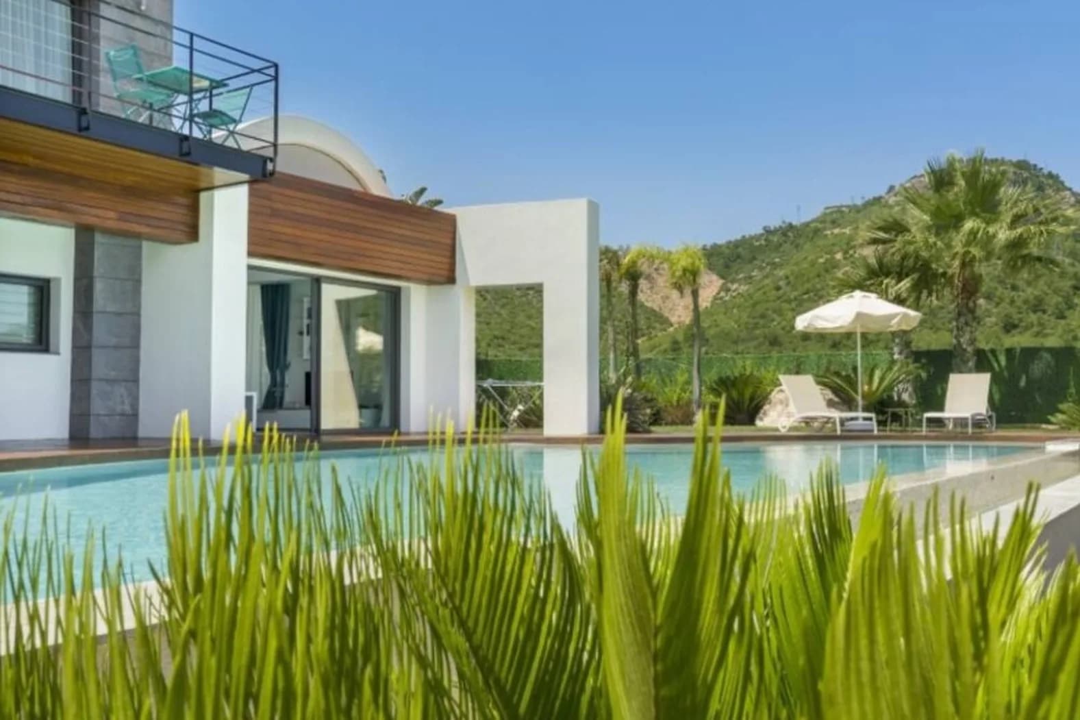 Bodrum Torba Villa Hill Deluxe korunaklı özel havuzlu lüks villa görünümü galeri gorseli 3