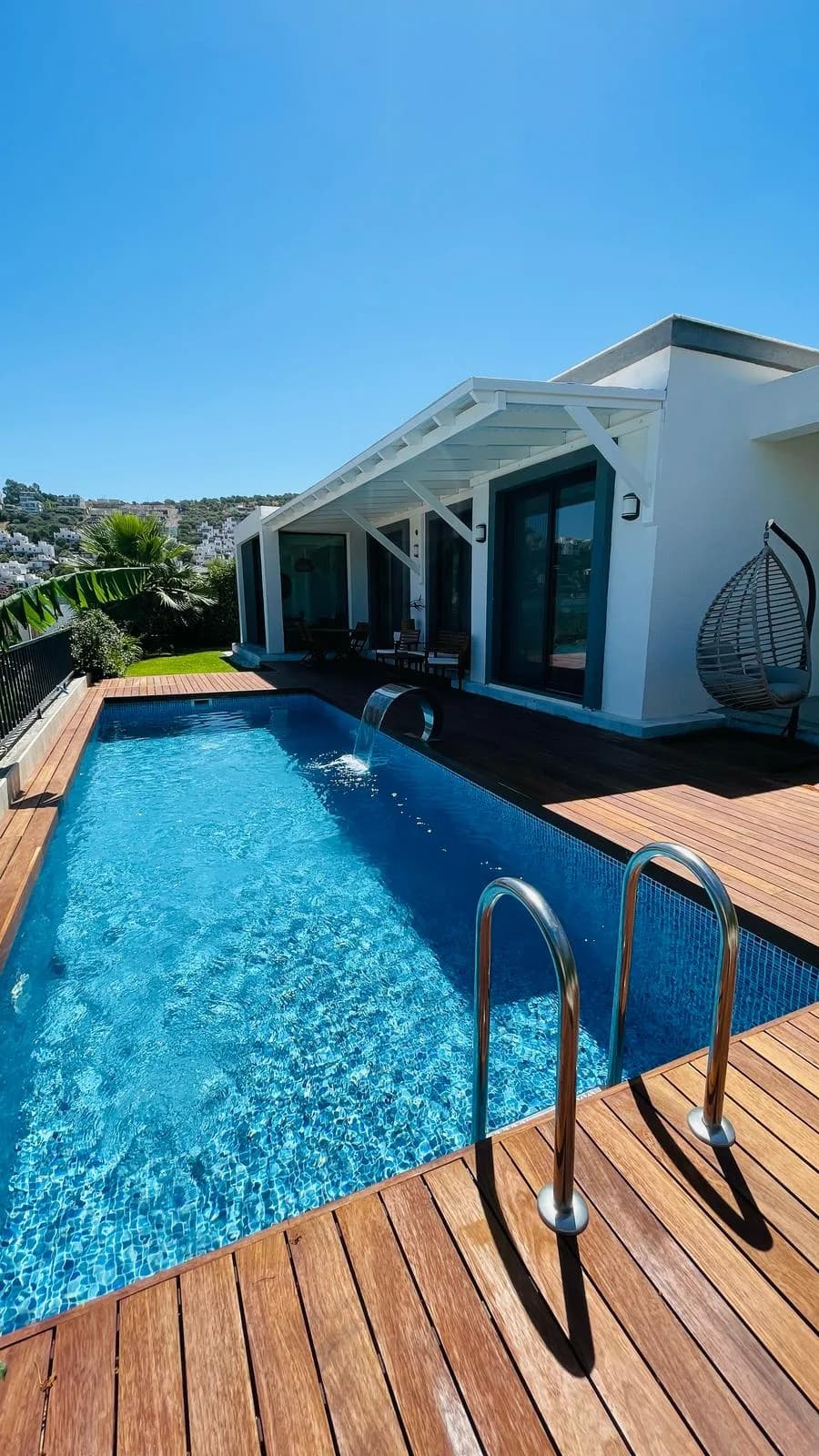 Bodrum Gündoğan Villa Kuvars deniz manzaralı özel havuzlu villa