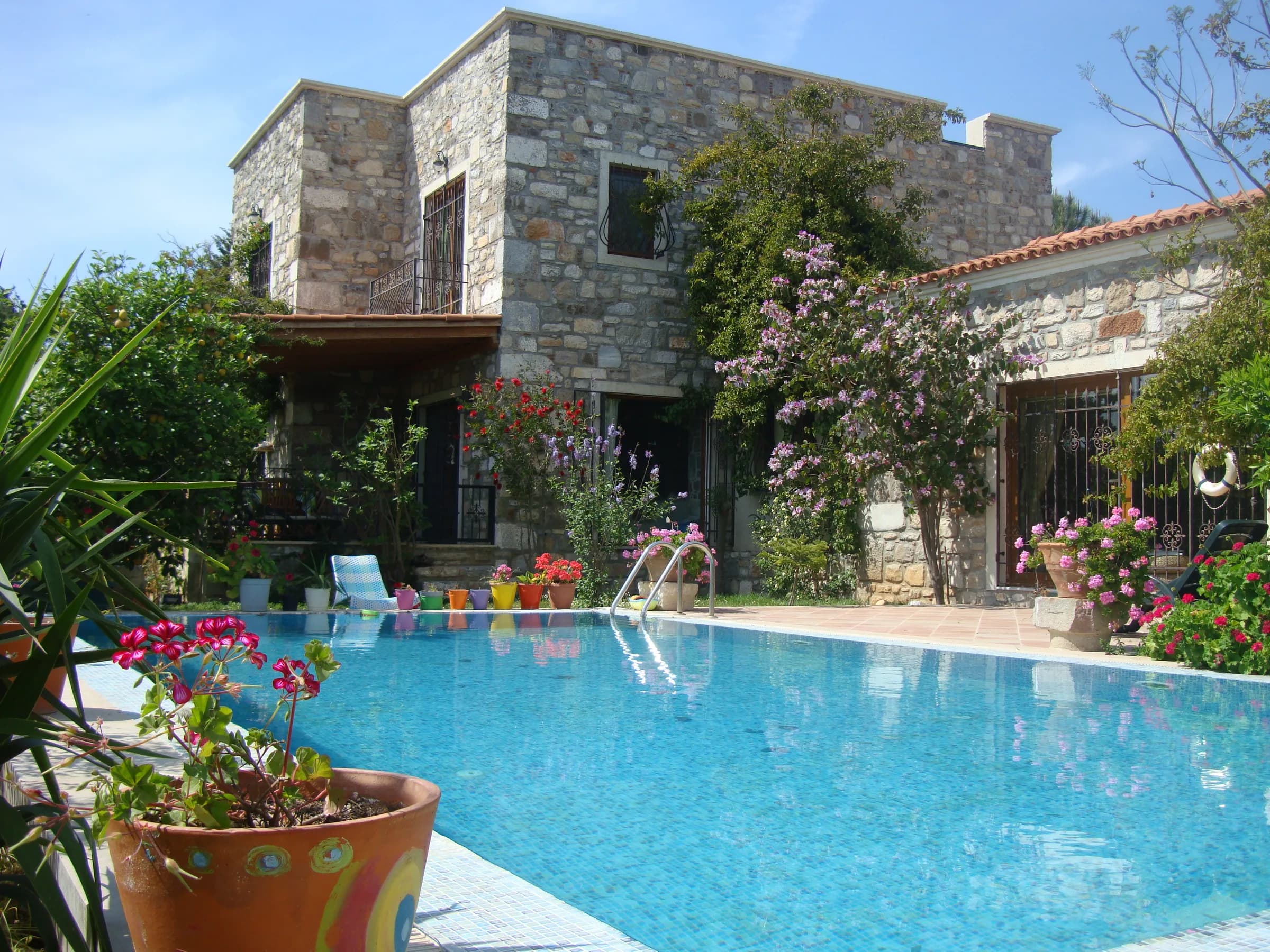 Bodrum Bitez Villa Mandarin özel havuzlu villa görünümü galeri gorseli 2