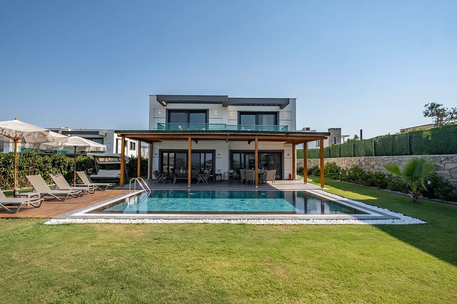 Bodrum Yalıkavak Villa Mermaid B deniz manzaralı özel havuzlu lüks villa