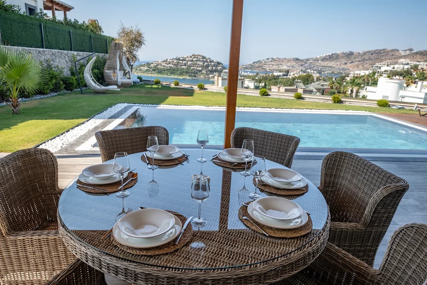 Bodrum Yalıkavak Villa Mermaid B deniz manzaralı özel havuzlu lüks villa galeri gorseli 2