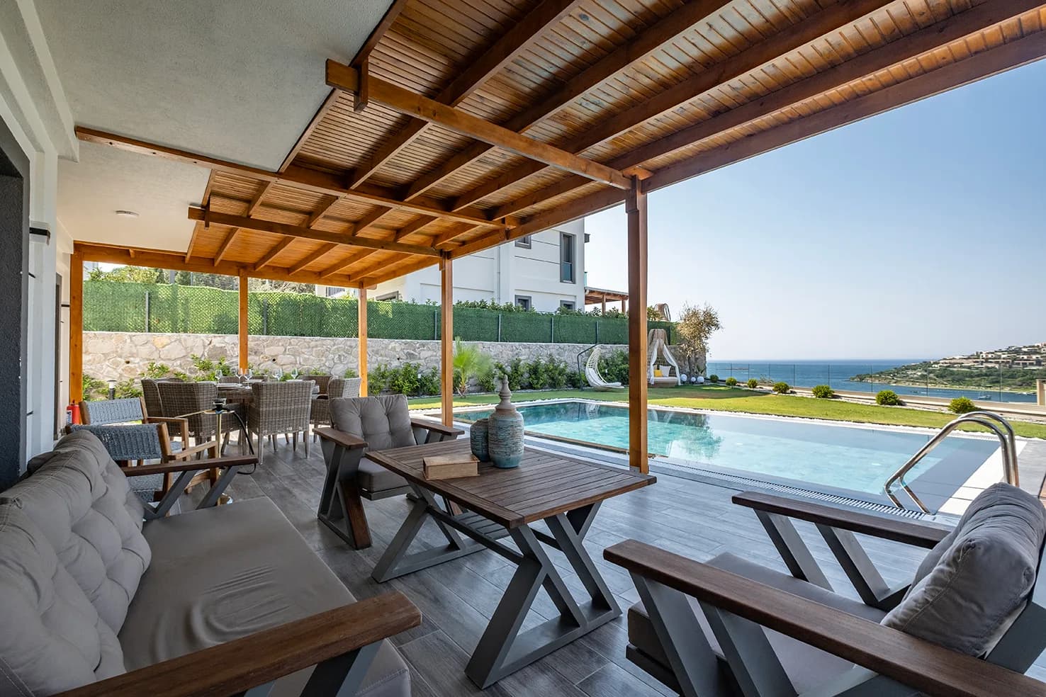 Bodrum Yalıkavak Villa Mermaid B deniz manzaralı özel havuzlu lüks villa galeri gorseli 5