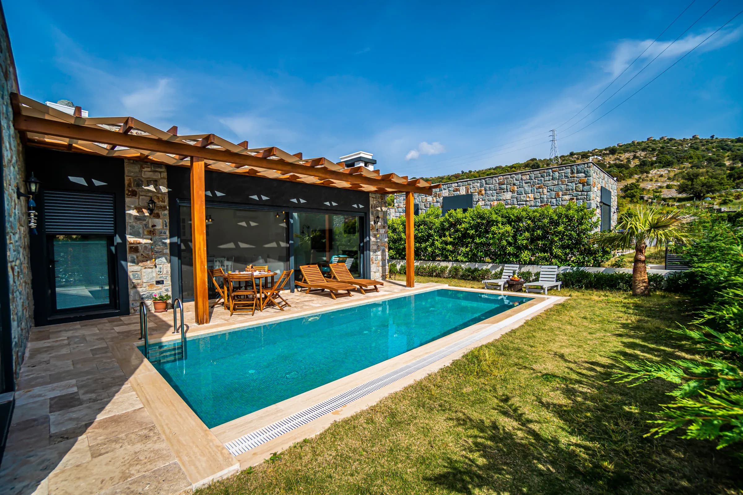 Bodrum Gündoğan Villa Mystery özel havuzlu lüks villa görünümü galeri gorseli 4