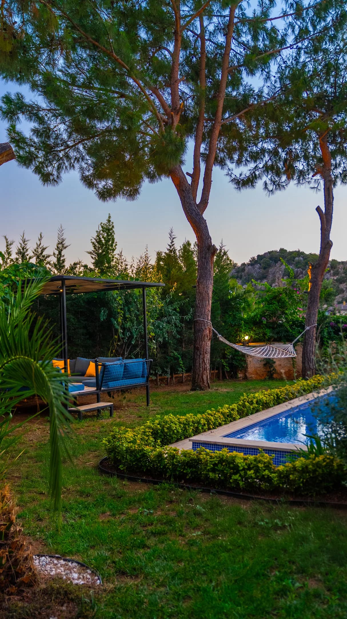 Kalkan İslamlar Villa Narin 1 özel havuzlu modern taş villa galeri gorseli 2