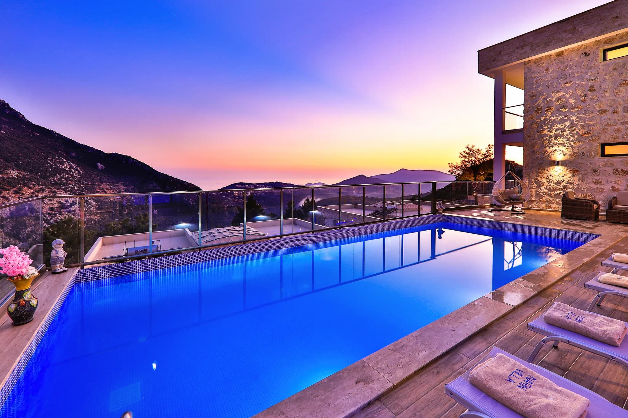 Kalkan İslamlar Villa Narin 10 ısıtmalı kapalı havuzlu lüks villa galeri gorseli 4