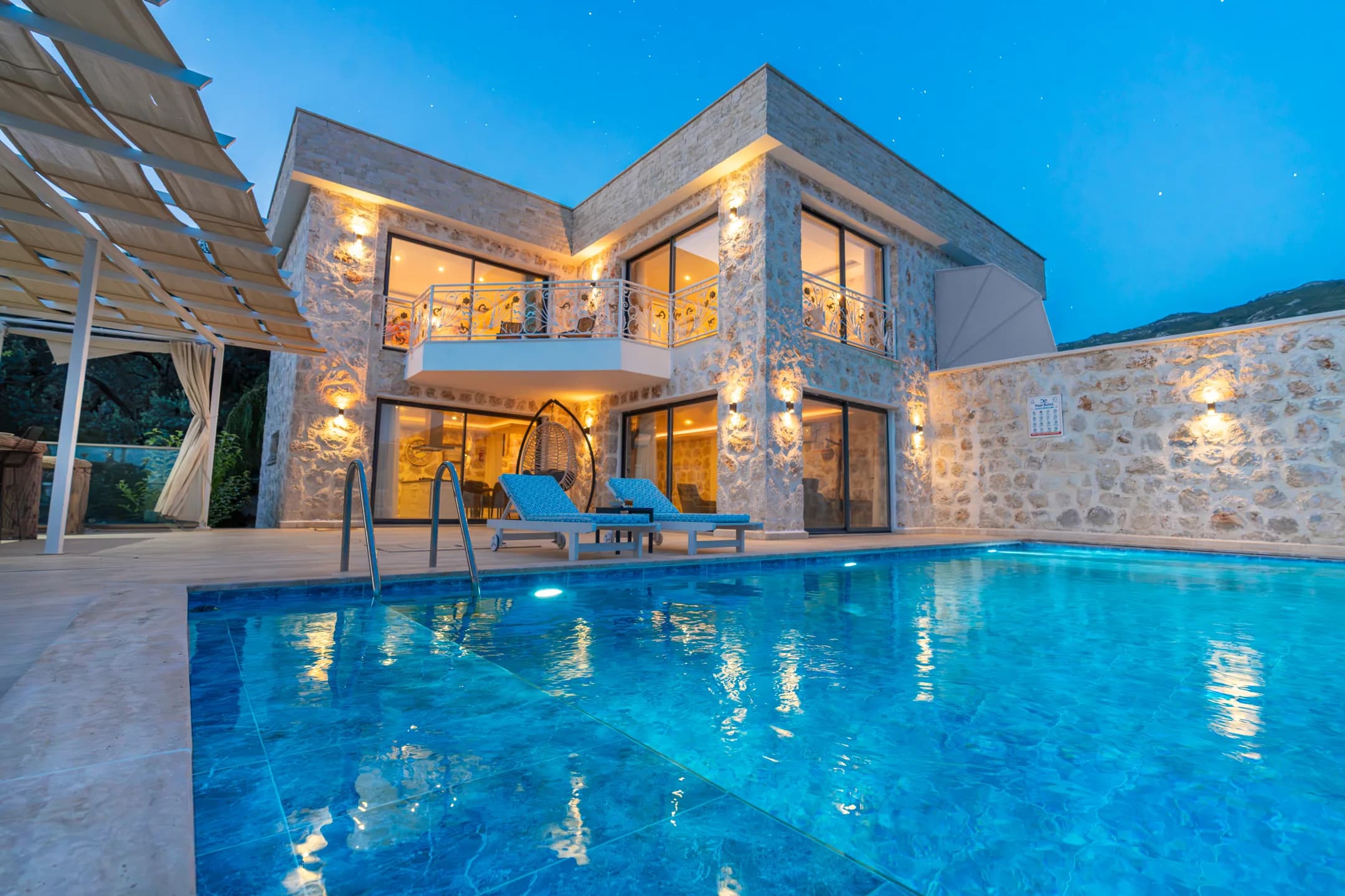 Kalkan İslamlar Villa Narin 3 özel havuzlu muhafazakar villa