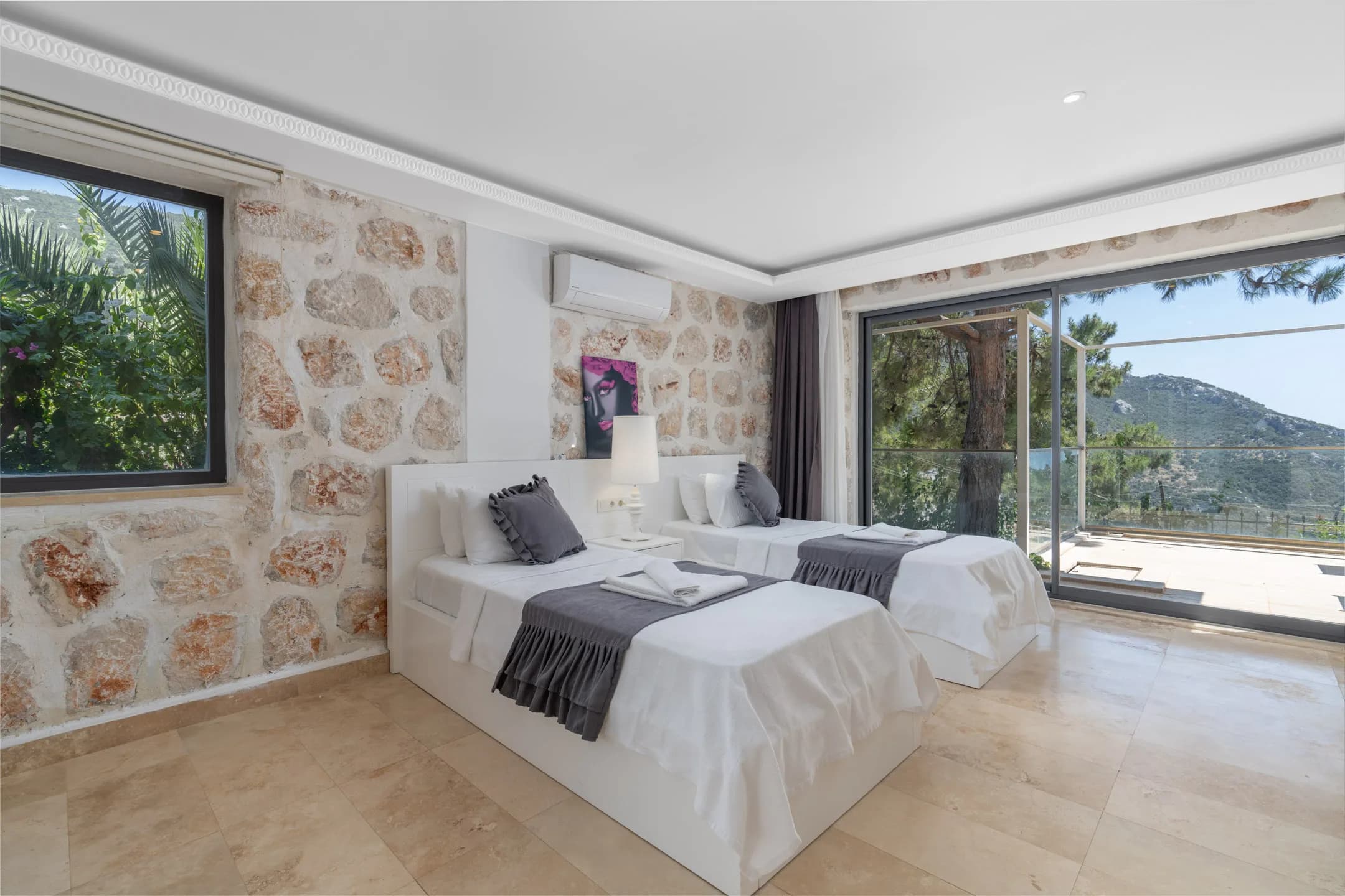 Kalkan İslamlar Villa Narin 4 ısıtmalı kapalı havuzlu lüks aile villası galeri gorseli 5
