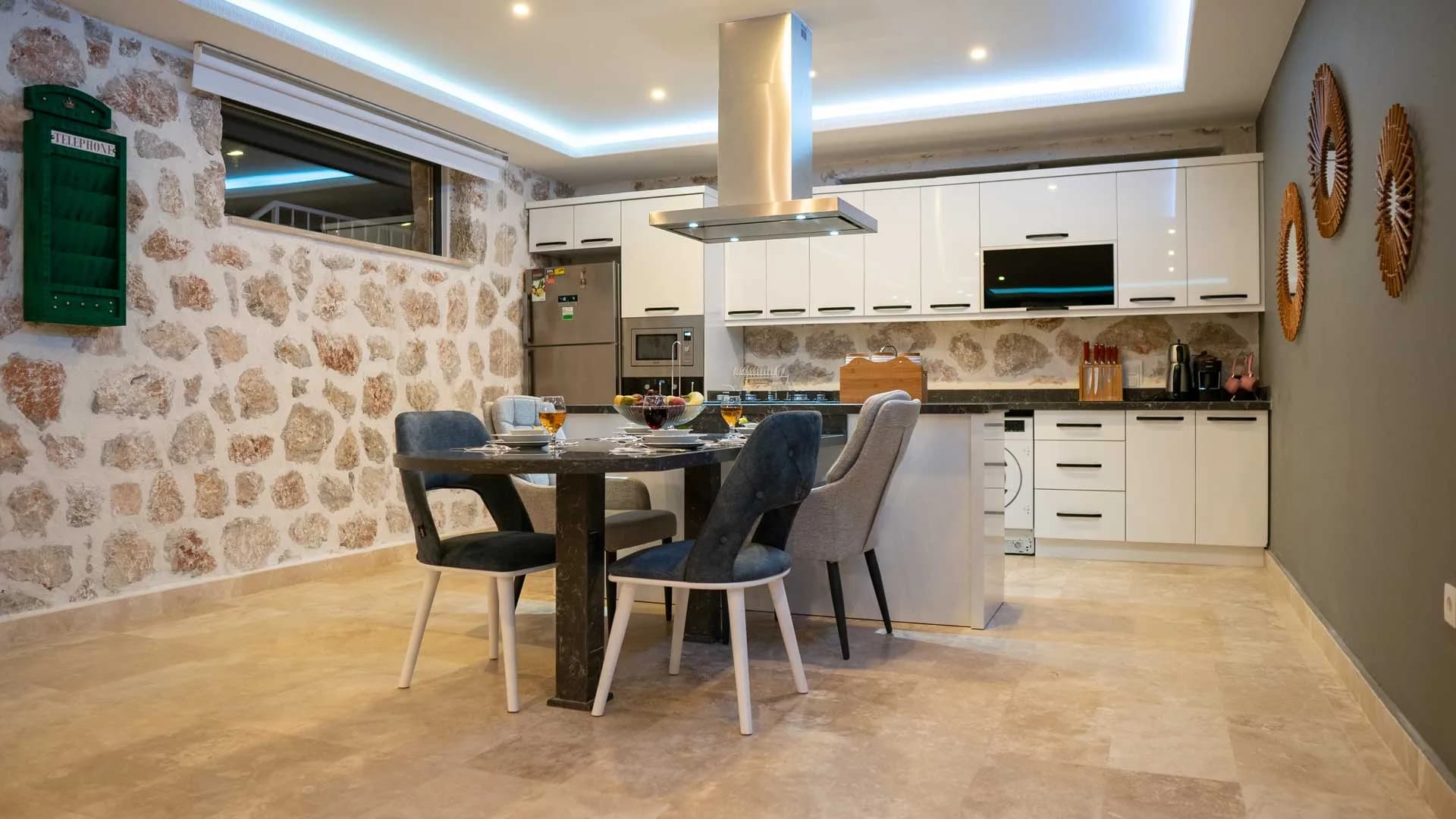 Kalkan İslamlar Villa Narin 7 ısıtmalı kapalı havuzlu özel villa galeri gorseli 4