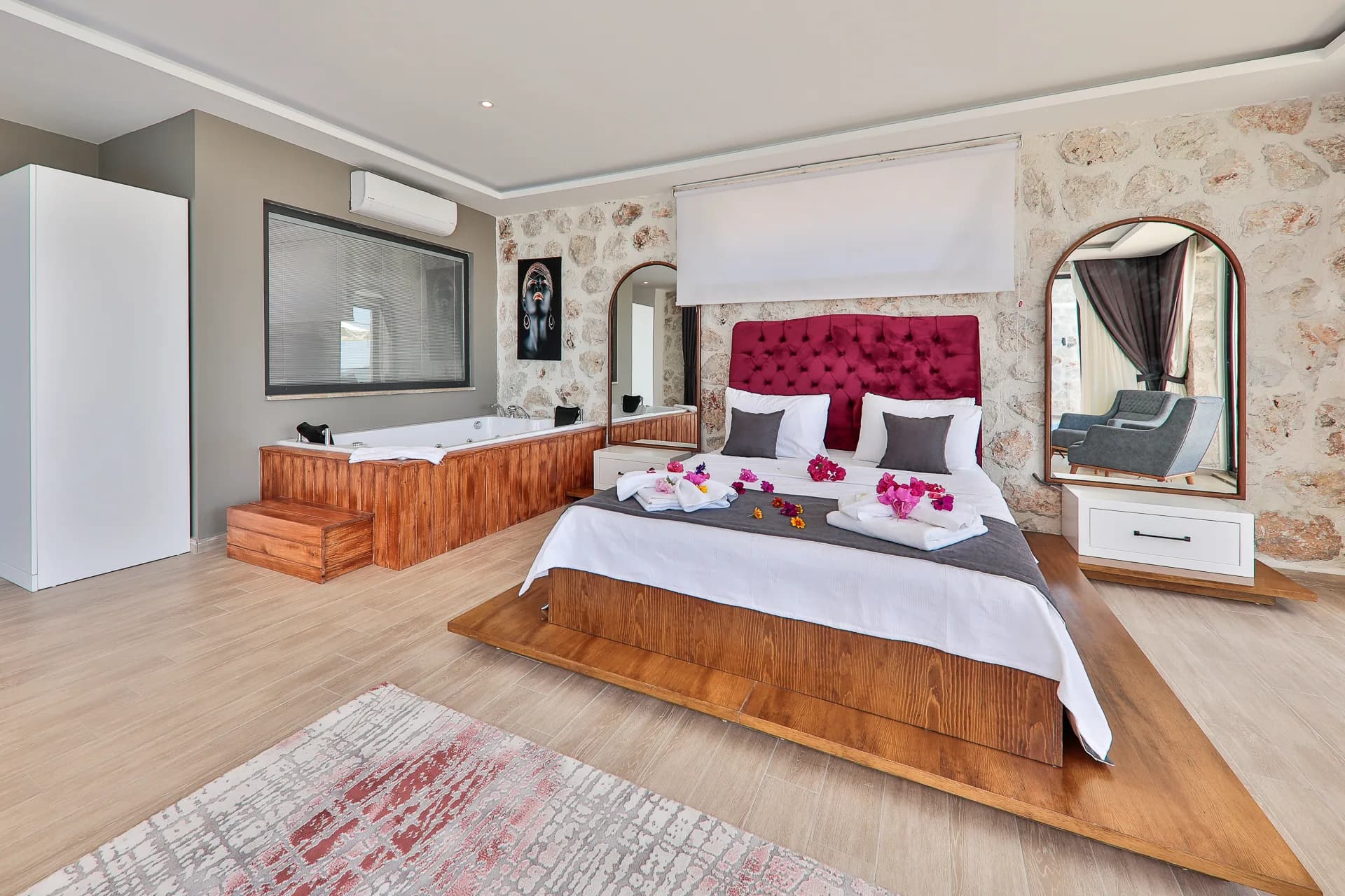 Kalkan İslamlar Villa Narin 8 ısıtmalı kapalı havuzlu özel villa galeri gorseli 5