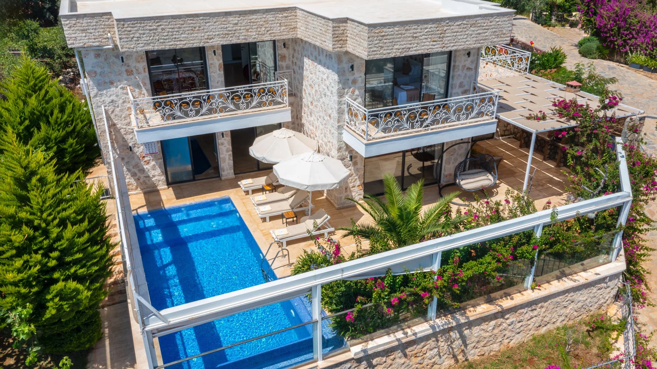 Kalkan İslamlar Villa Narin 9 ısıtmalı kapalı havuzlu özel villa galeri gorseli 2