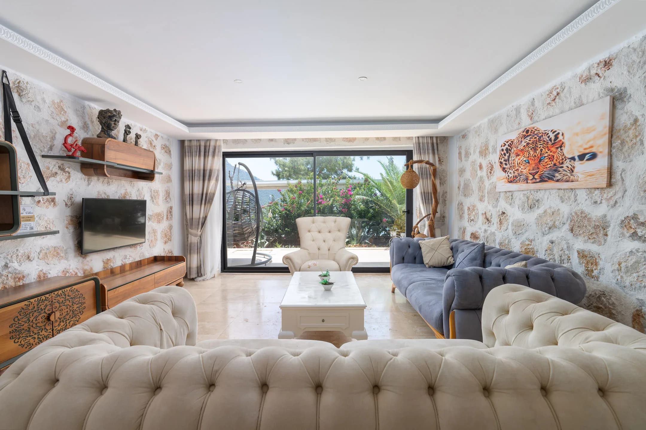 Kalkan İslamlar Villa Narin 9 ısıtmalı kapalı havuzlu özel villa galeri gorseli 4