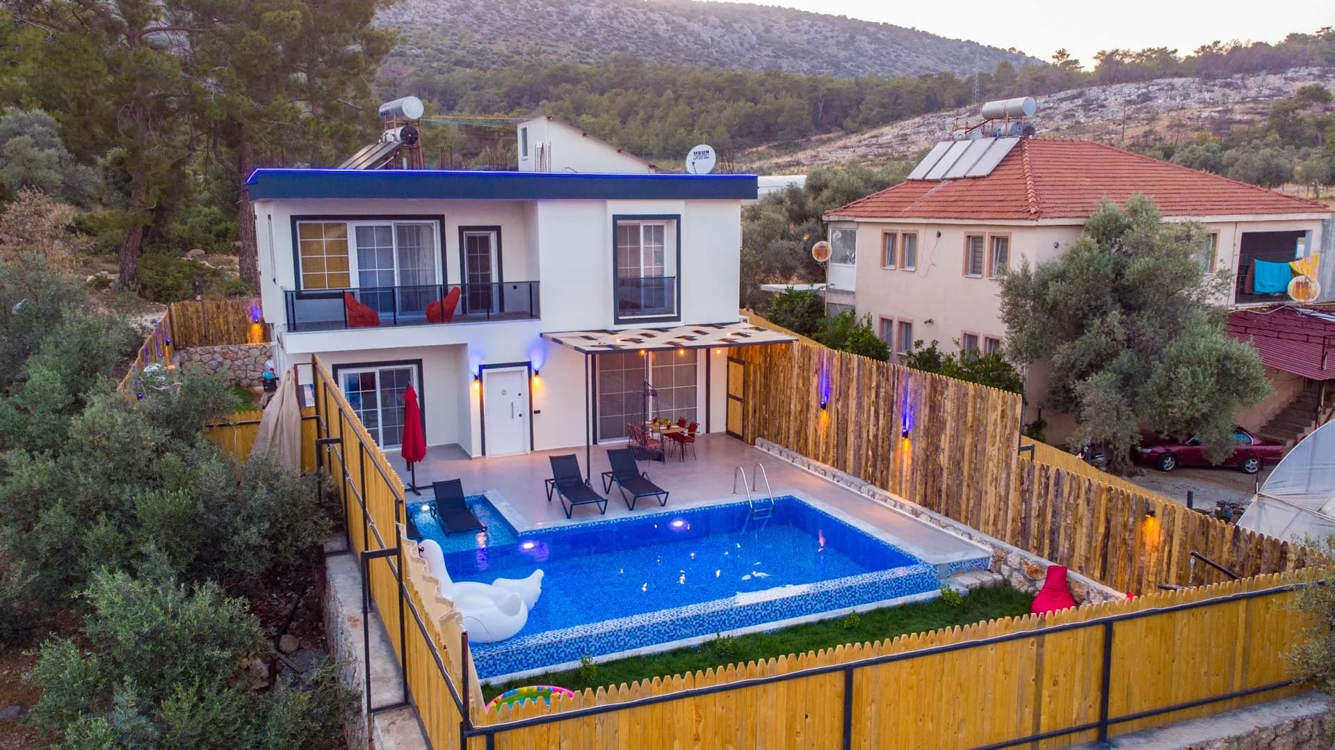 Fethiye Kumluova Villa Pine Garden korunaklı özel havuzlu villa galeri gorseli 2
