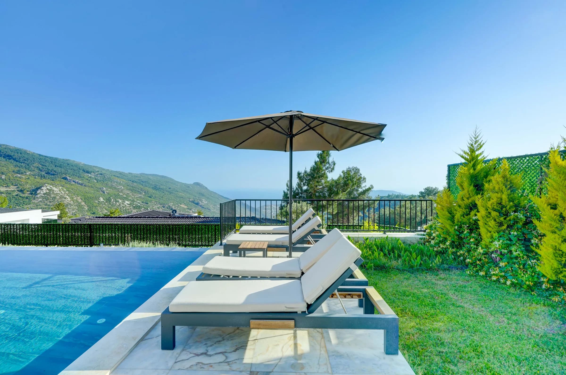 Kalkan İslamlar Villa Pluto özel havuzlu lüks villa galeri gorseli 2