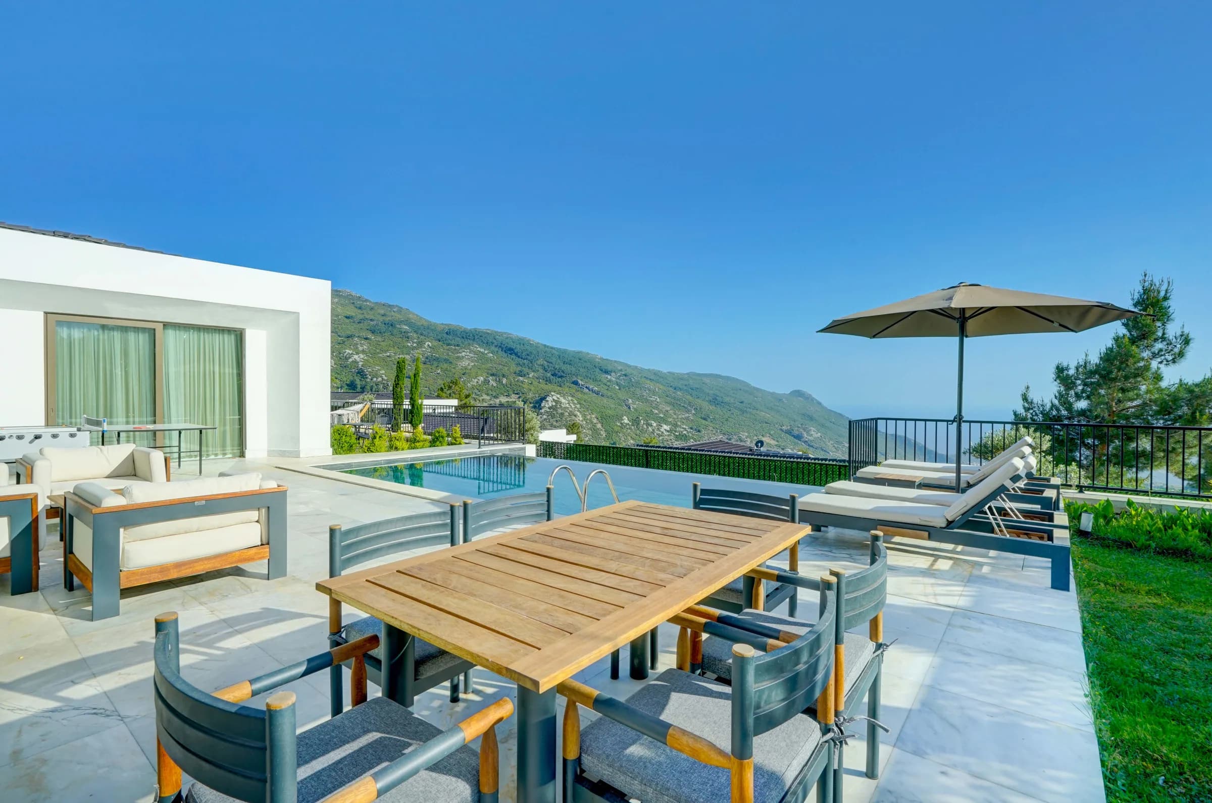 Kalkan İslamlar Villa Pluto özel havuzlu lüks villa galeri gorseli 3