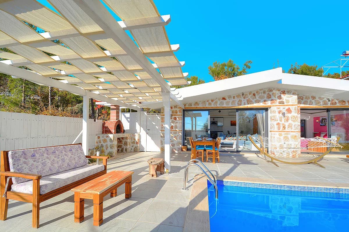Kalkan İslamlar Villa Romanson özel havuzlu balayı villası galeri gorseli 5