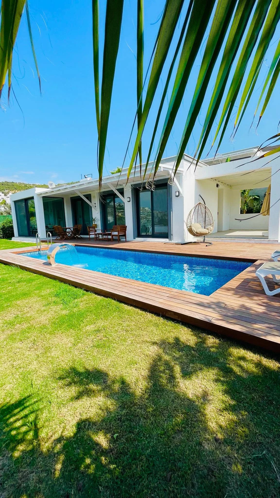 Bodrum Gündoğan Villa Safir deniz manzaralı özel havuzlu villa