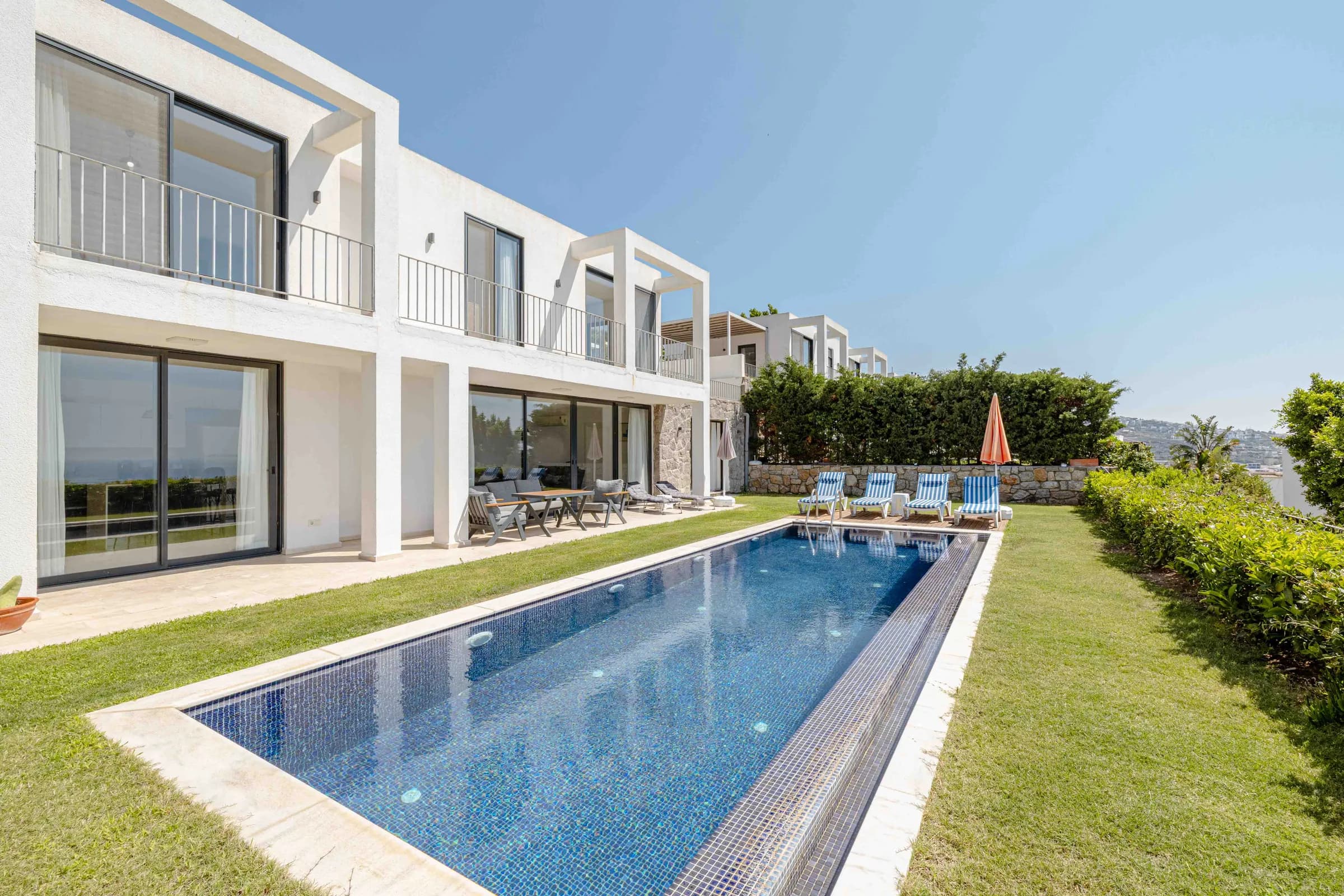 Bodrum Yalıkavak Villa Solis D doğayla iç içe özel havuzlu villa