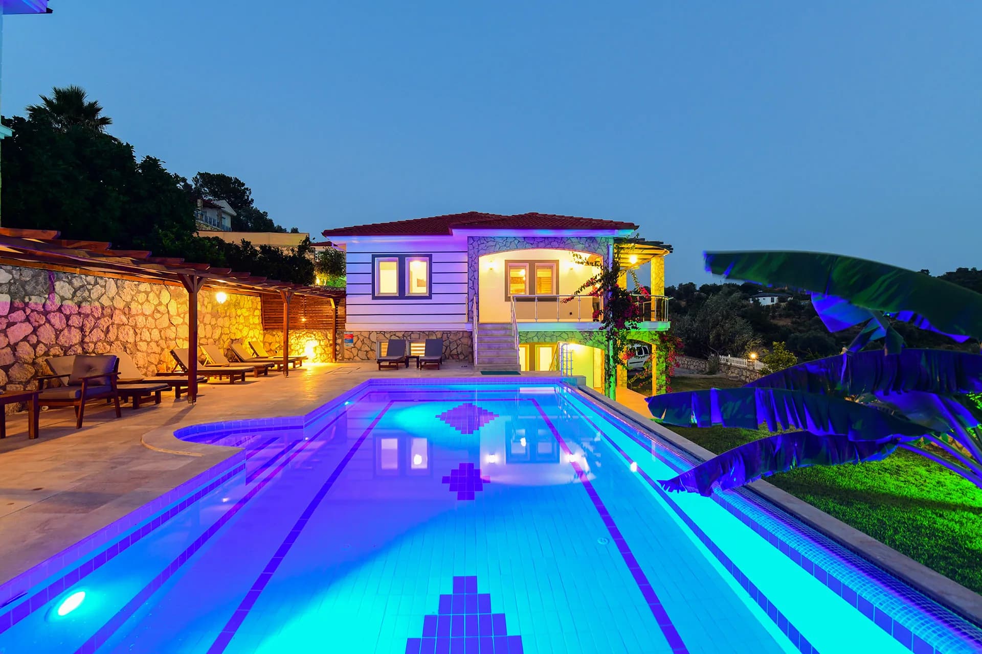 Fethiye Karadere Villa Sunshine Patara manzaralı özel havuzlu villa