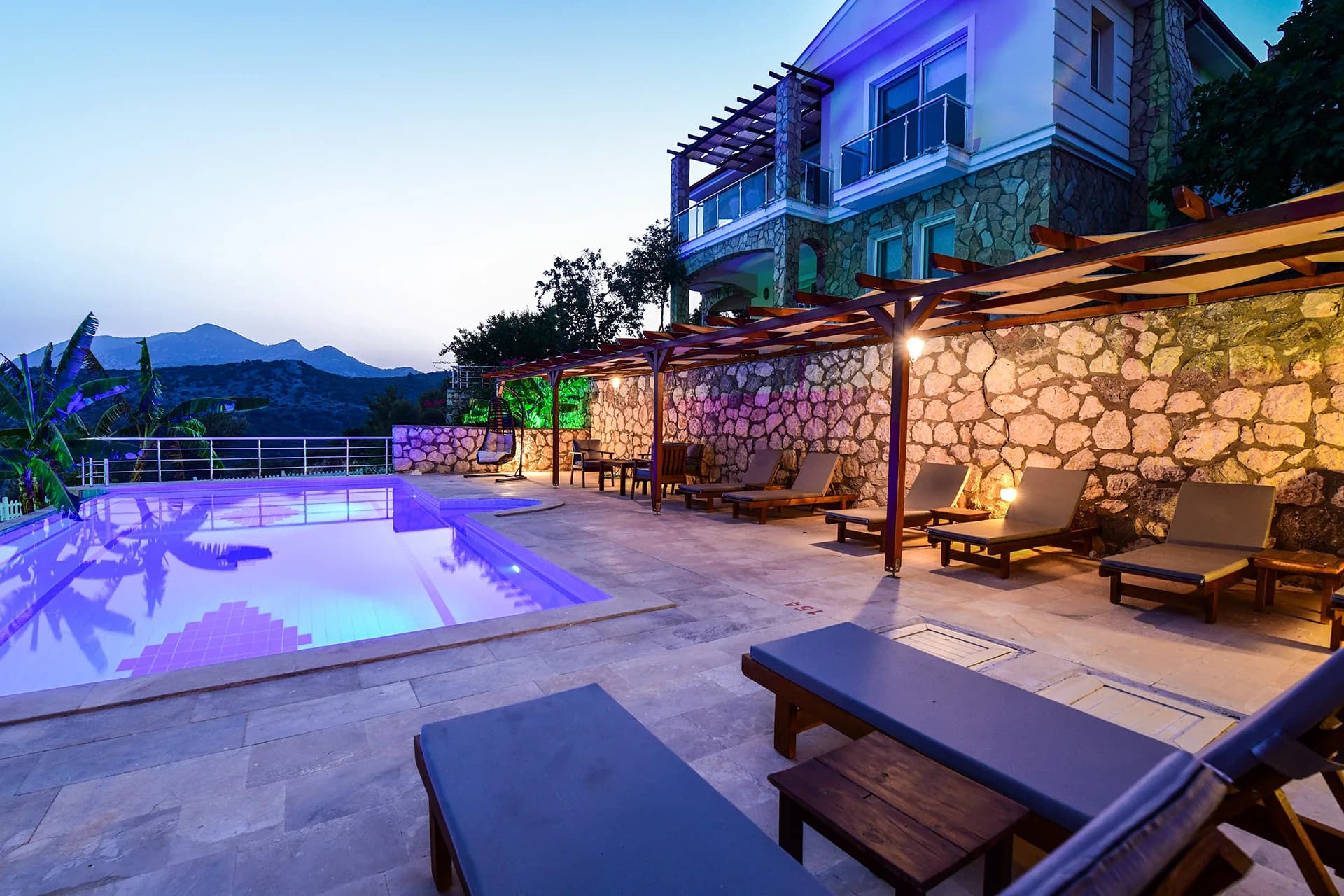 Fethiye Karadere Villa Sunshine Patara manzaralı özel havuzlu villa galeri gorseli 3