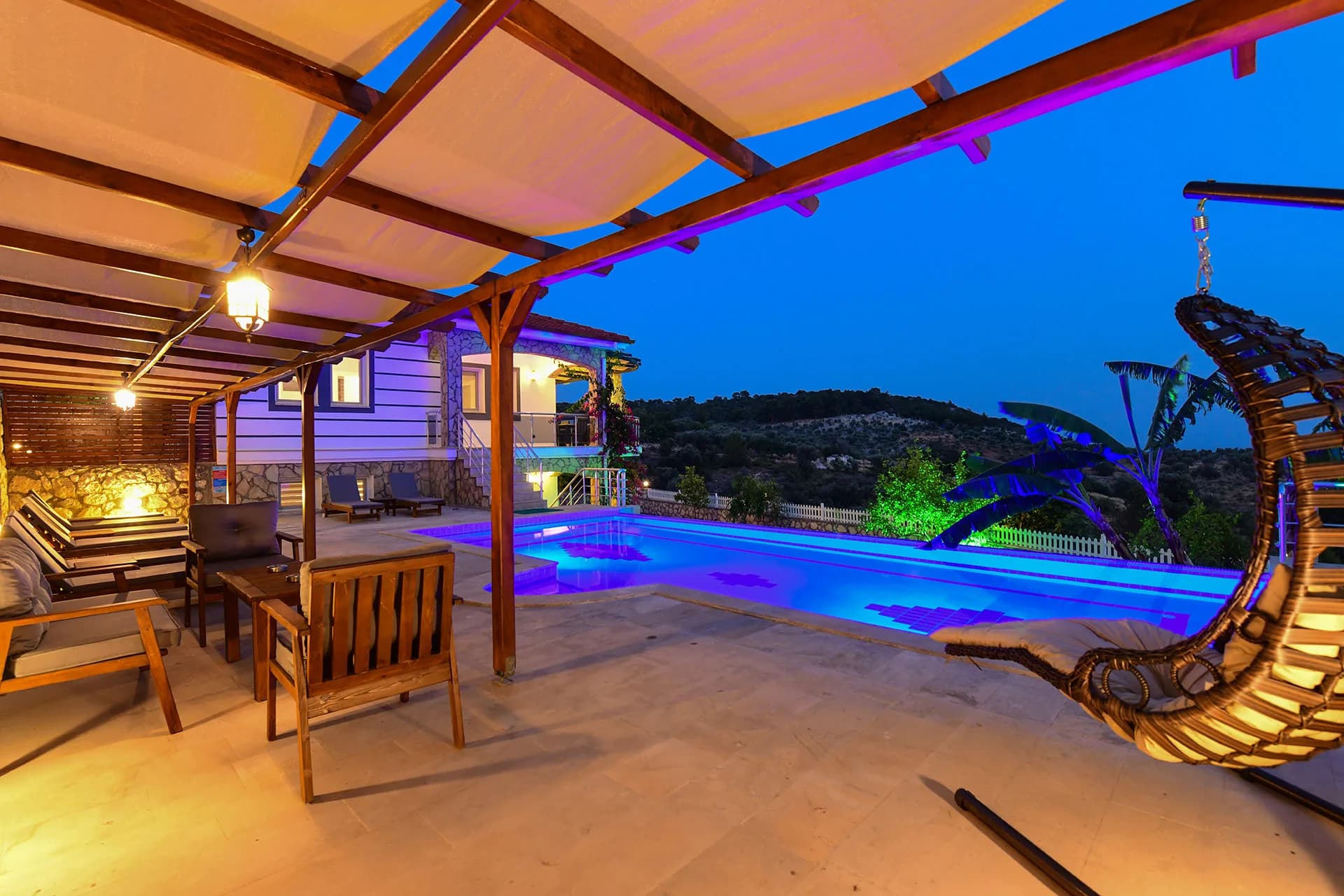 Fethiye Karadere Villa Sunshine Patara manzaralı özel havuzlu villa galeri gorseli 4