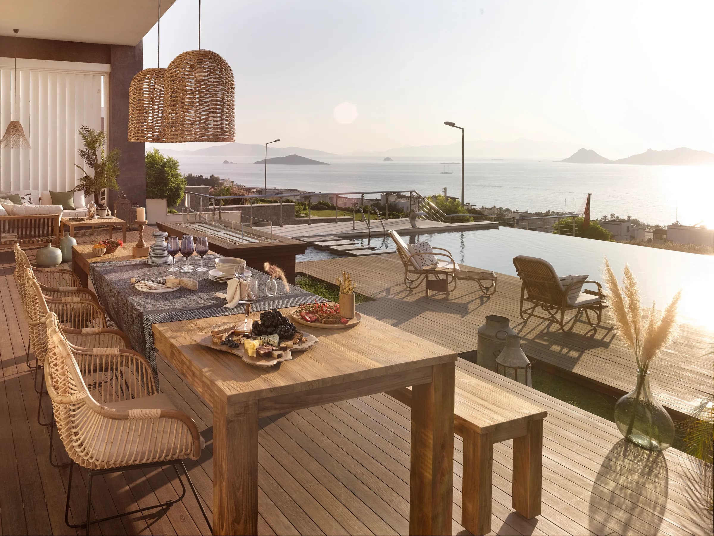 Bodrum Turgutreis Villa TopHill sonsuzluk havuzlu ultra lüks villa görünümü galeri gorseli 3