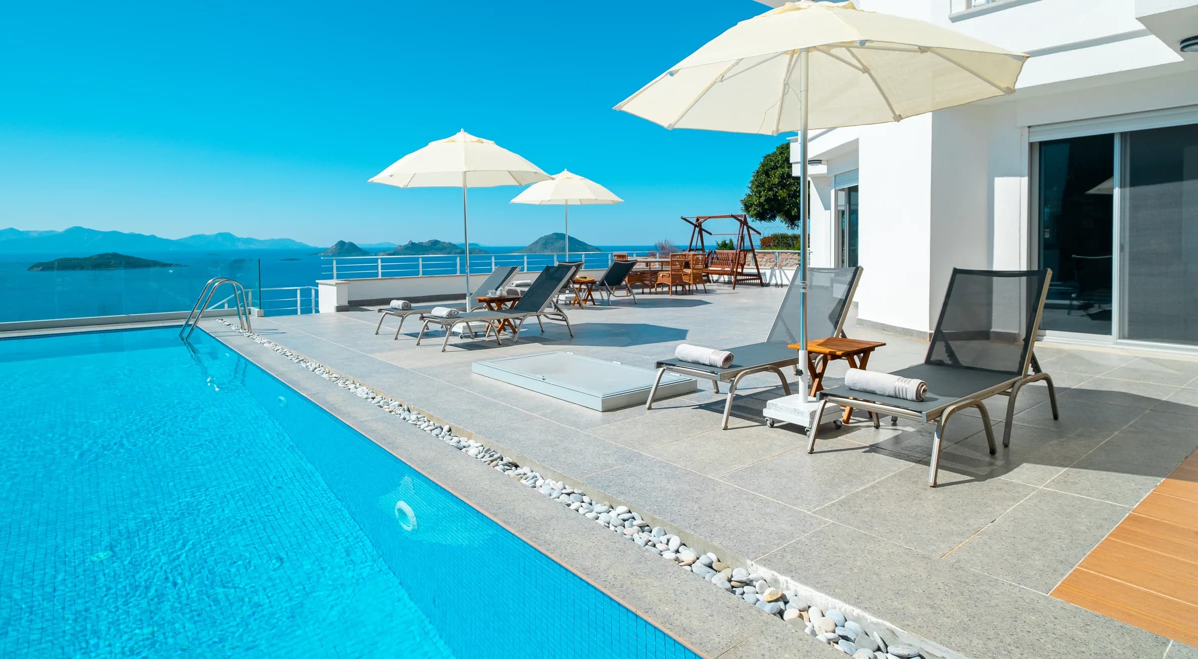 Bodrum Turgutreis Villa Valentino deniz manzaralı özel havuzlu villa galeri gorseli 5