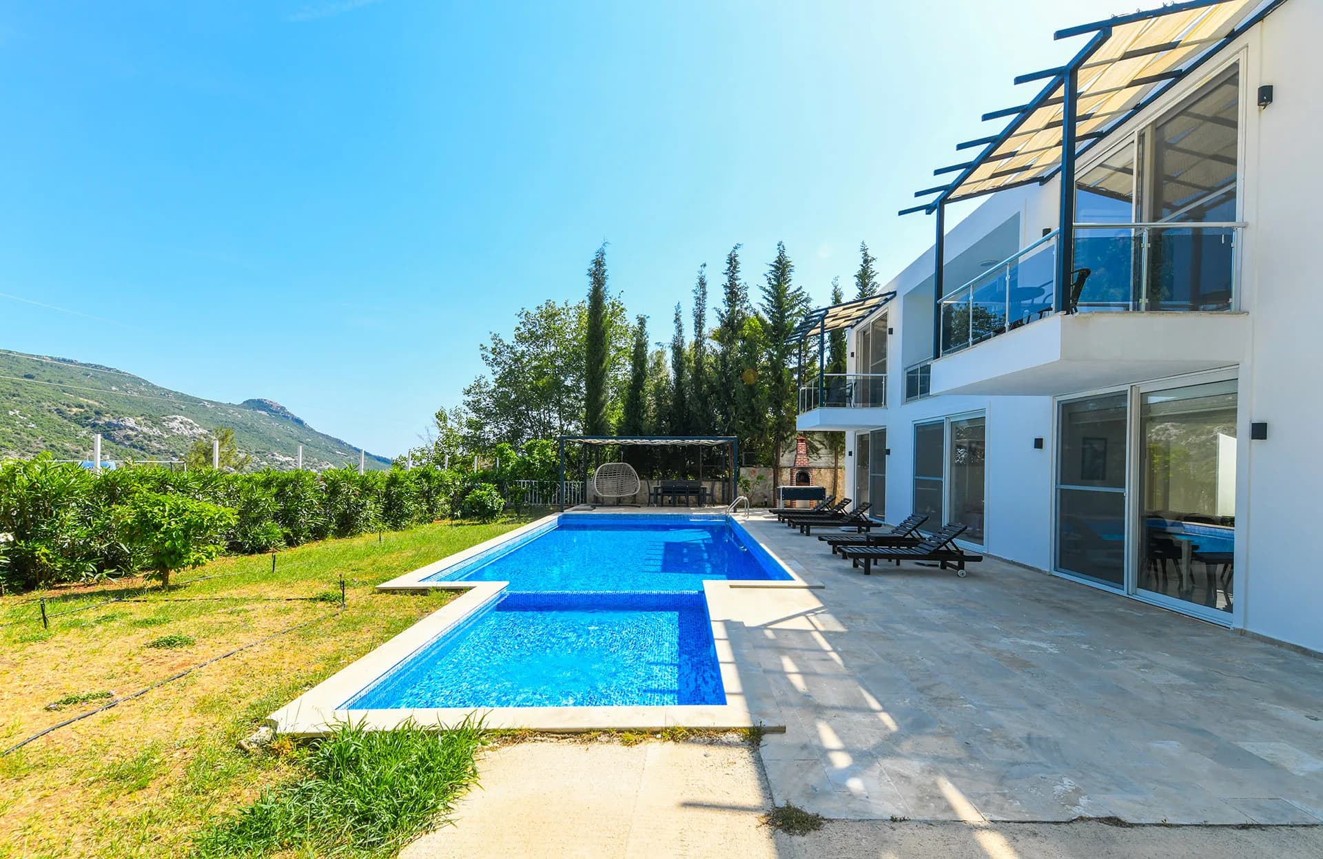 Kalkan İslamlar Villa White Stone özel havuzlu lüks villa