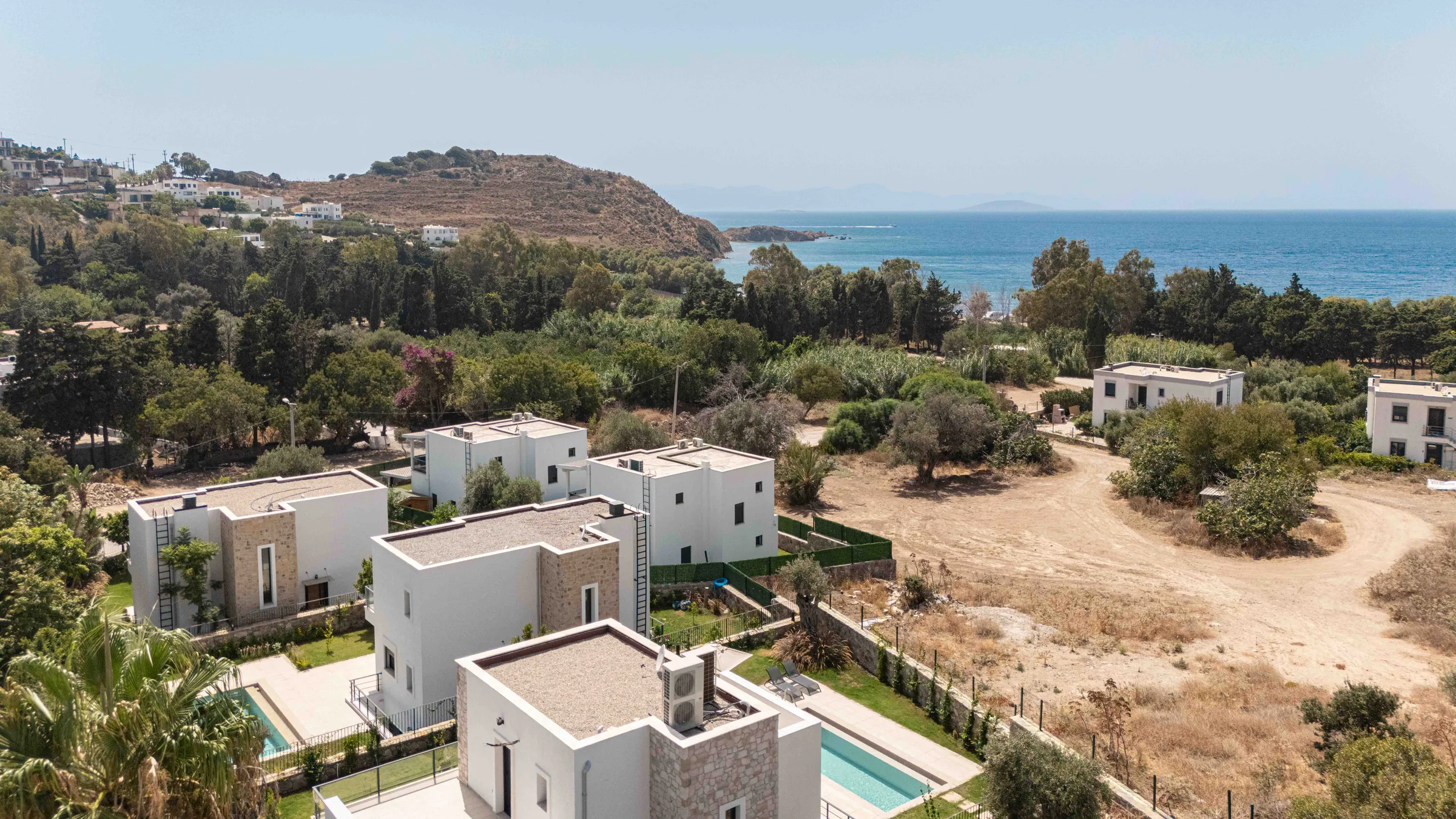 Bodrum Gümüşlük Villa Casa Luz 2 özel havuzlu villa görünümü