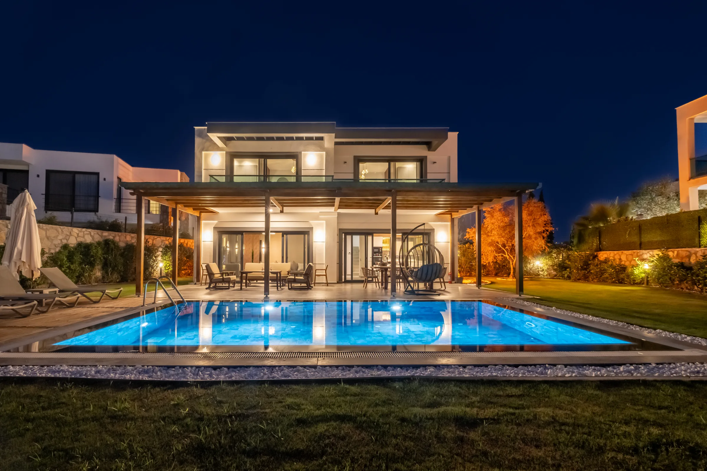 Bodrum Yalıkavak Villa Mermaid A deniz manzaralı özel havuzlu lüks villa