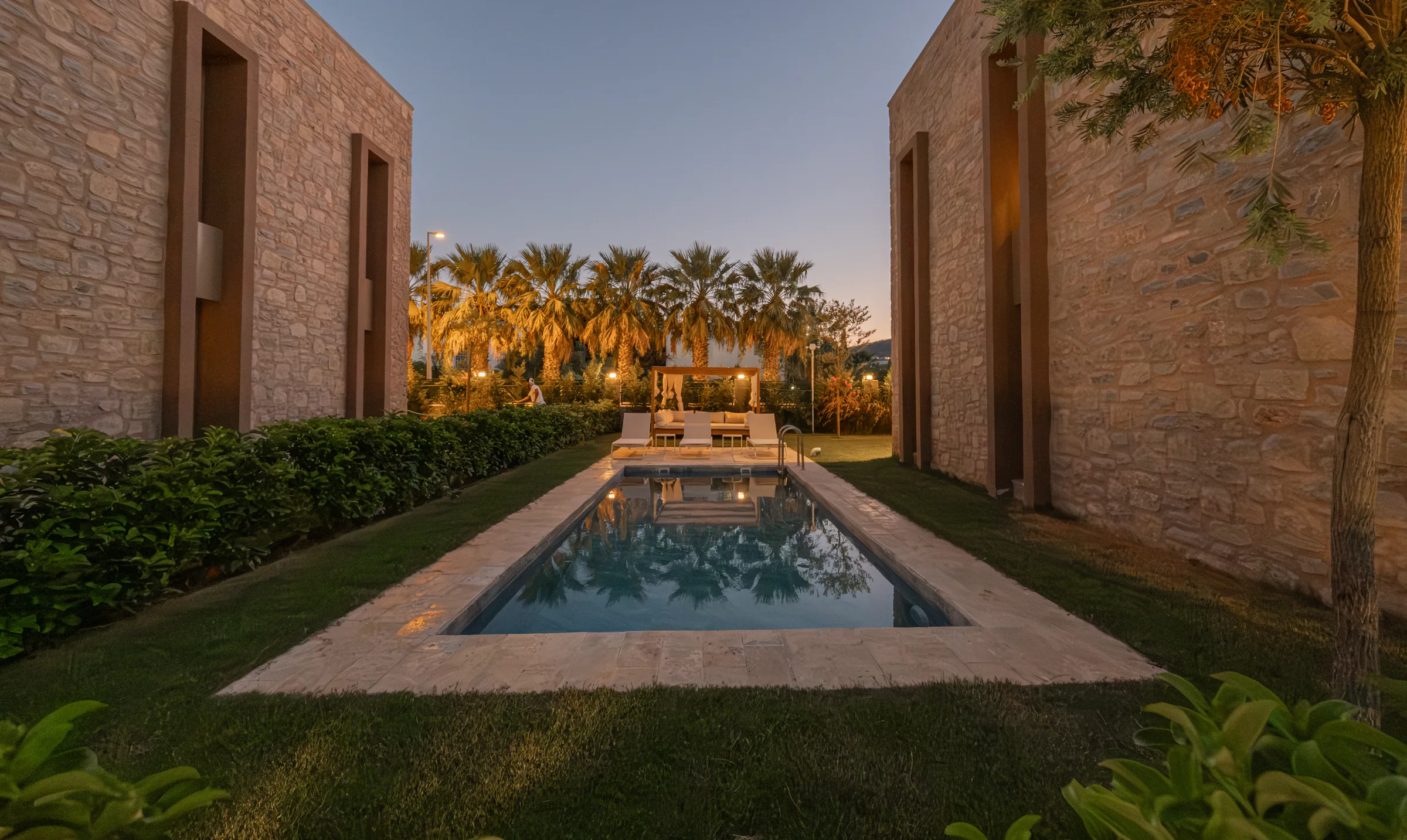 Bodrum Ortakent Villa Mimosa özel havuzlu lüks villa