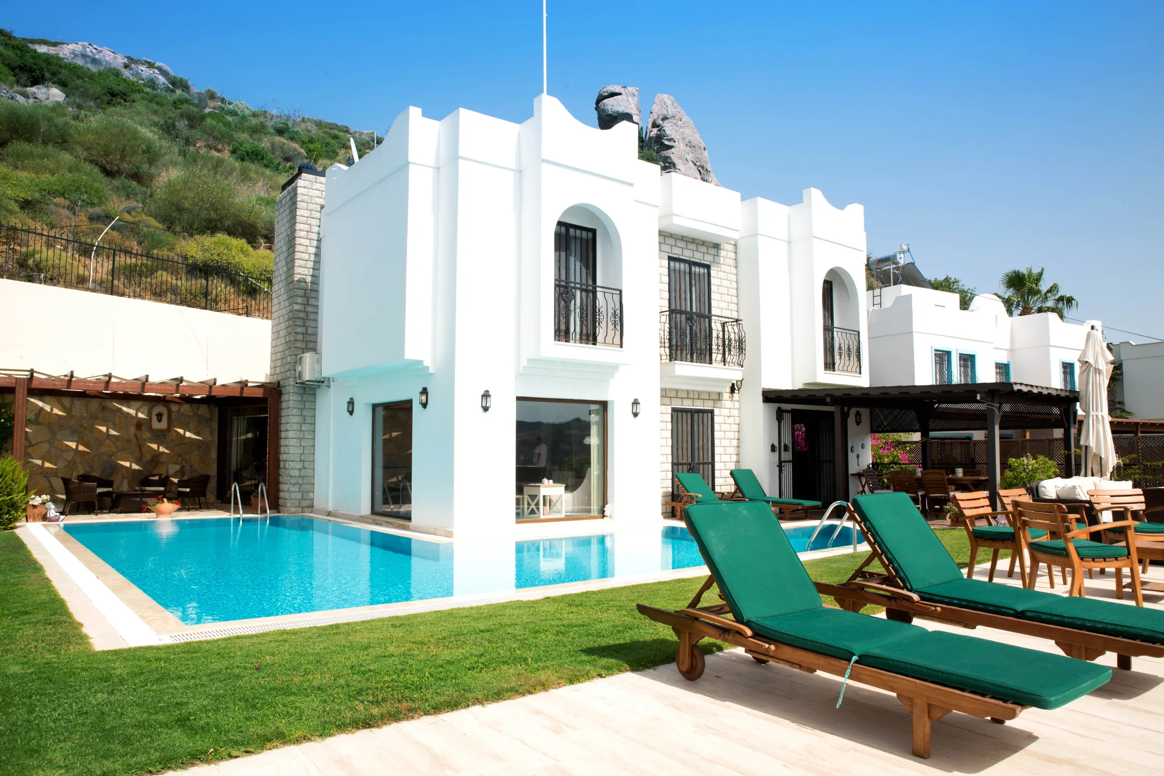 Bodrum Yalıkavak Villa Rana panoramik deniz manzaralı özel havuzlu villa